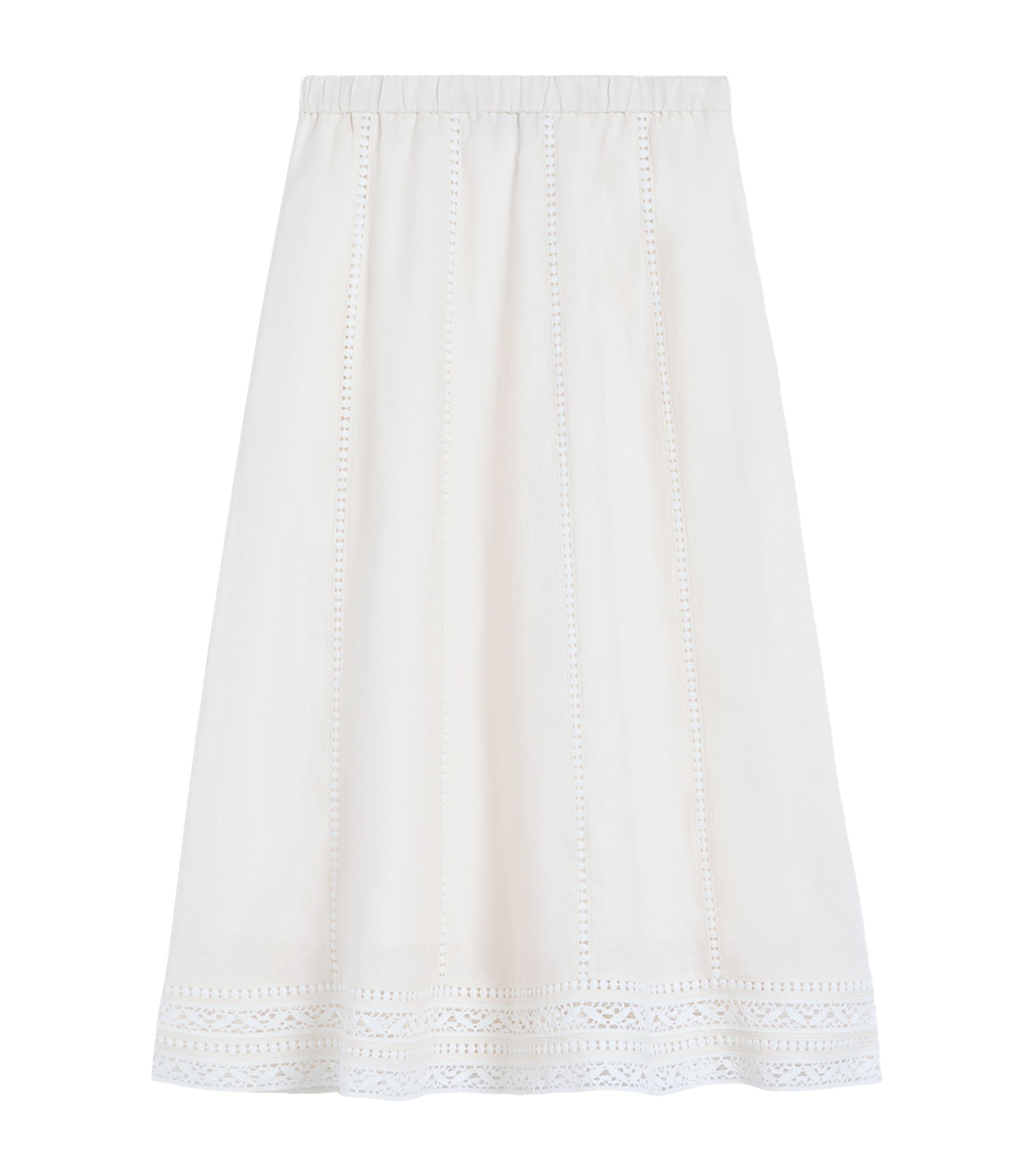 Linen Midi Skirt
