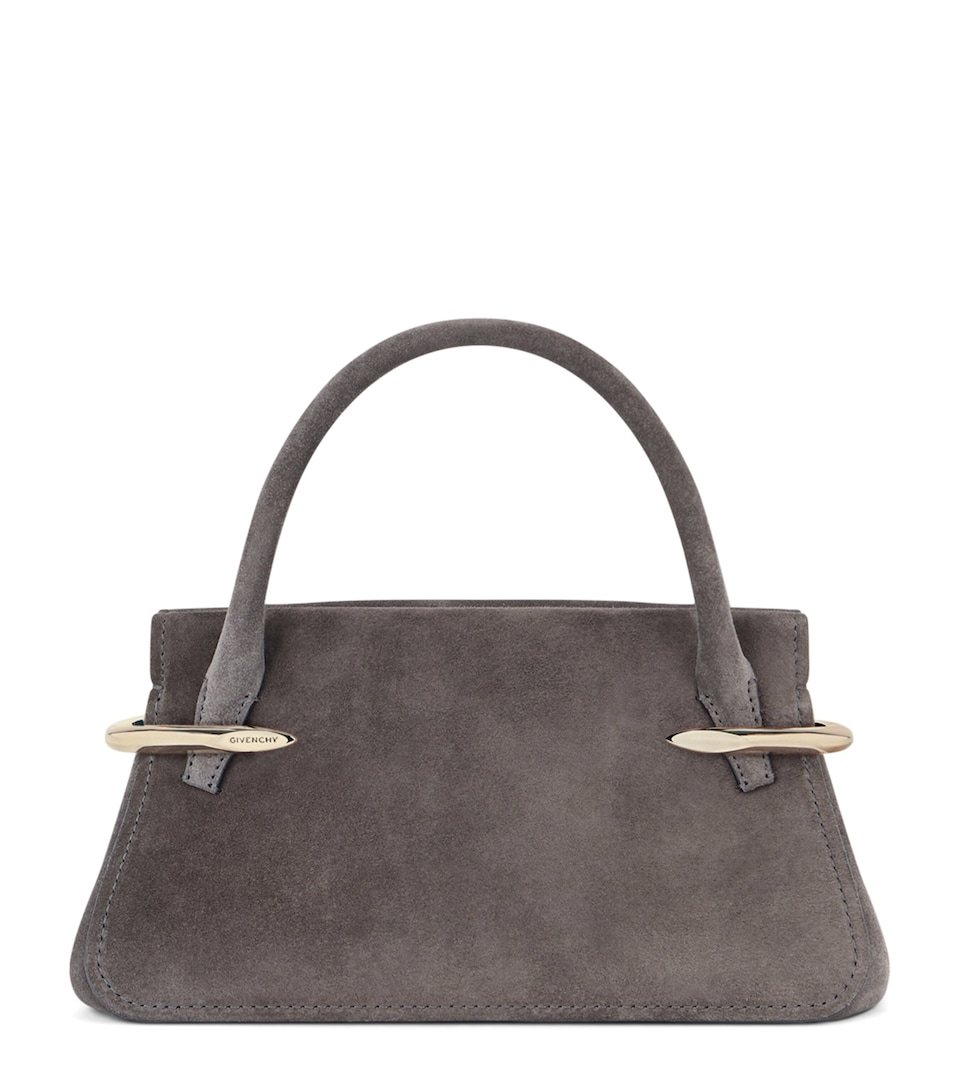 Givenchy Mini Suede Pinch Top-Handle Bag