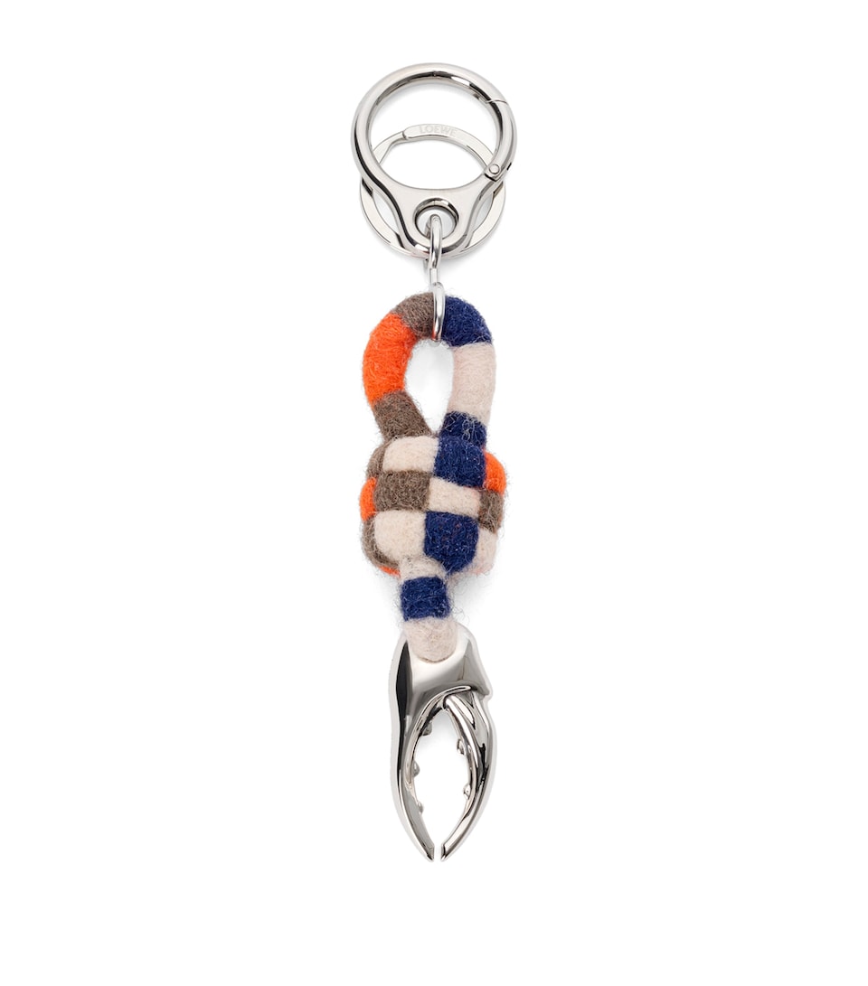 LOEWE x Cosima Von Bonin Claw Knot Charm Blue/orange