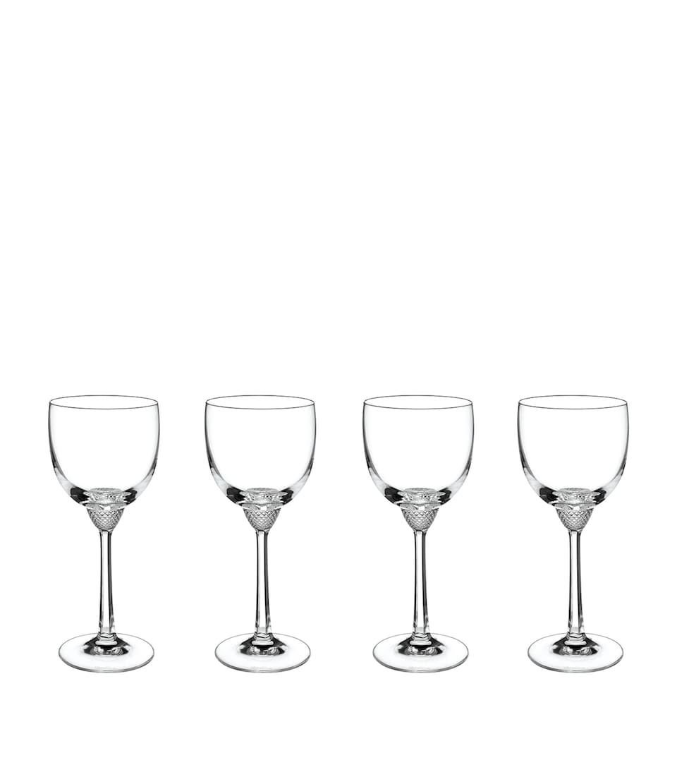 Set of 4 Crystal Octavie White Wine Glasses (200ml)