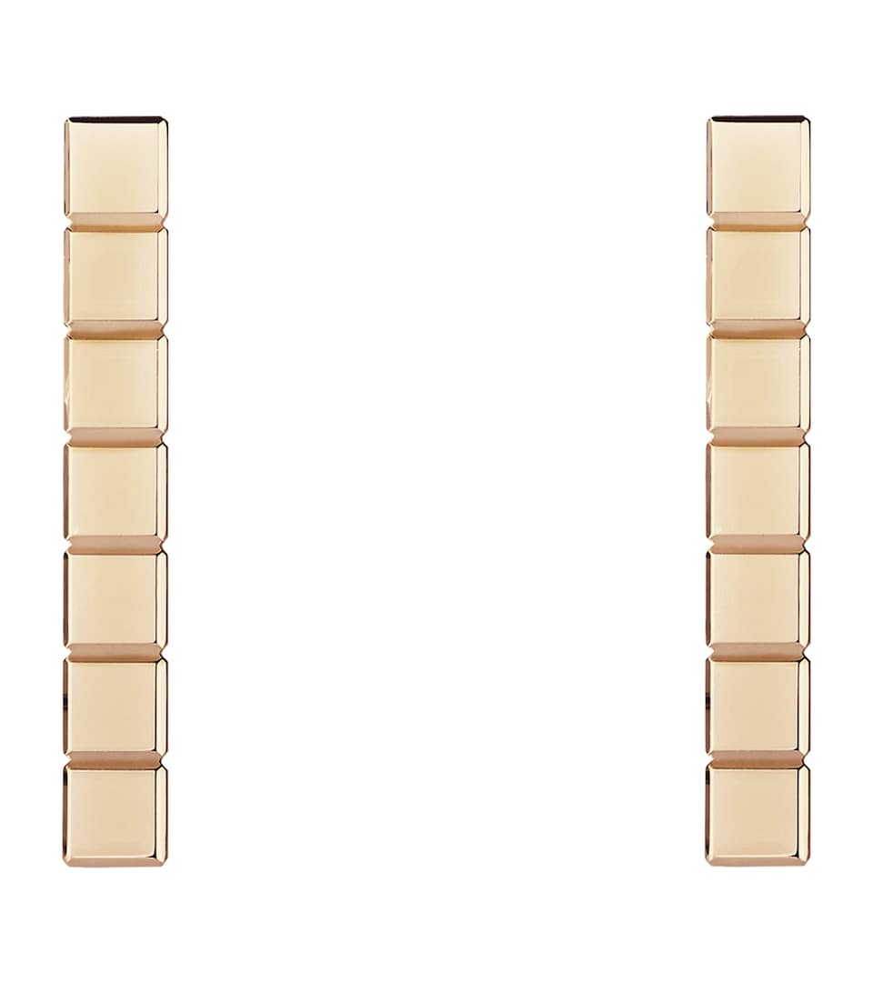 Chopard Rose Gold Ice Cube Earrings Rose Gold