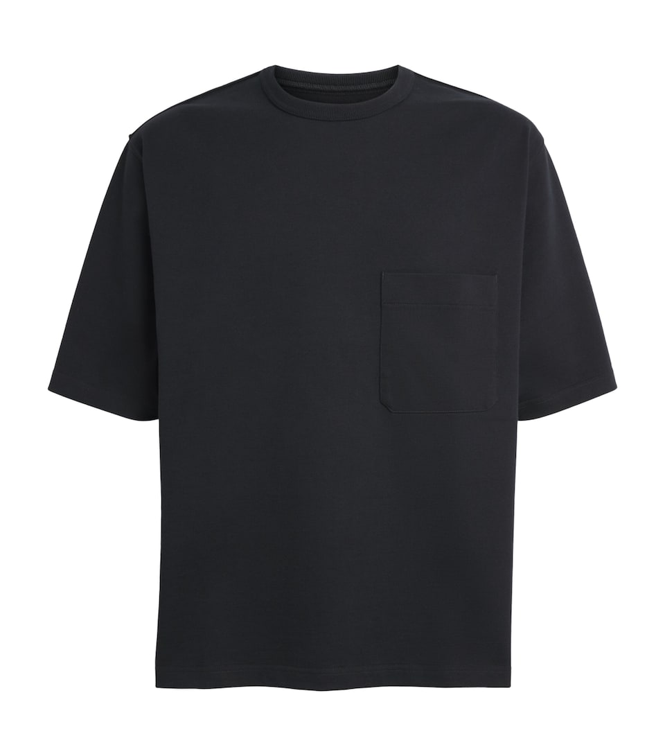 Lemaire Mens Cotton Boxy T-Shirt Black