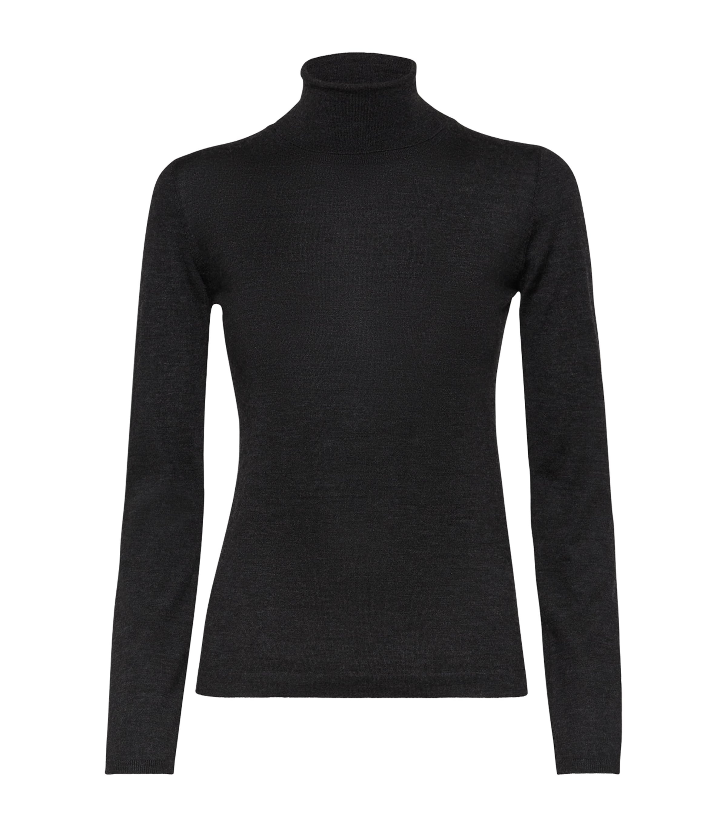 Brunello Cucinelli Womens Cashmere-Silk Turtleneck Sweater