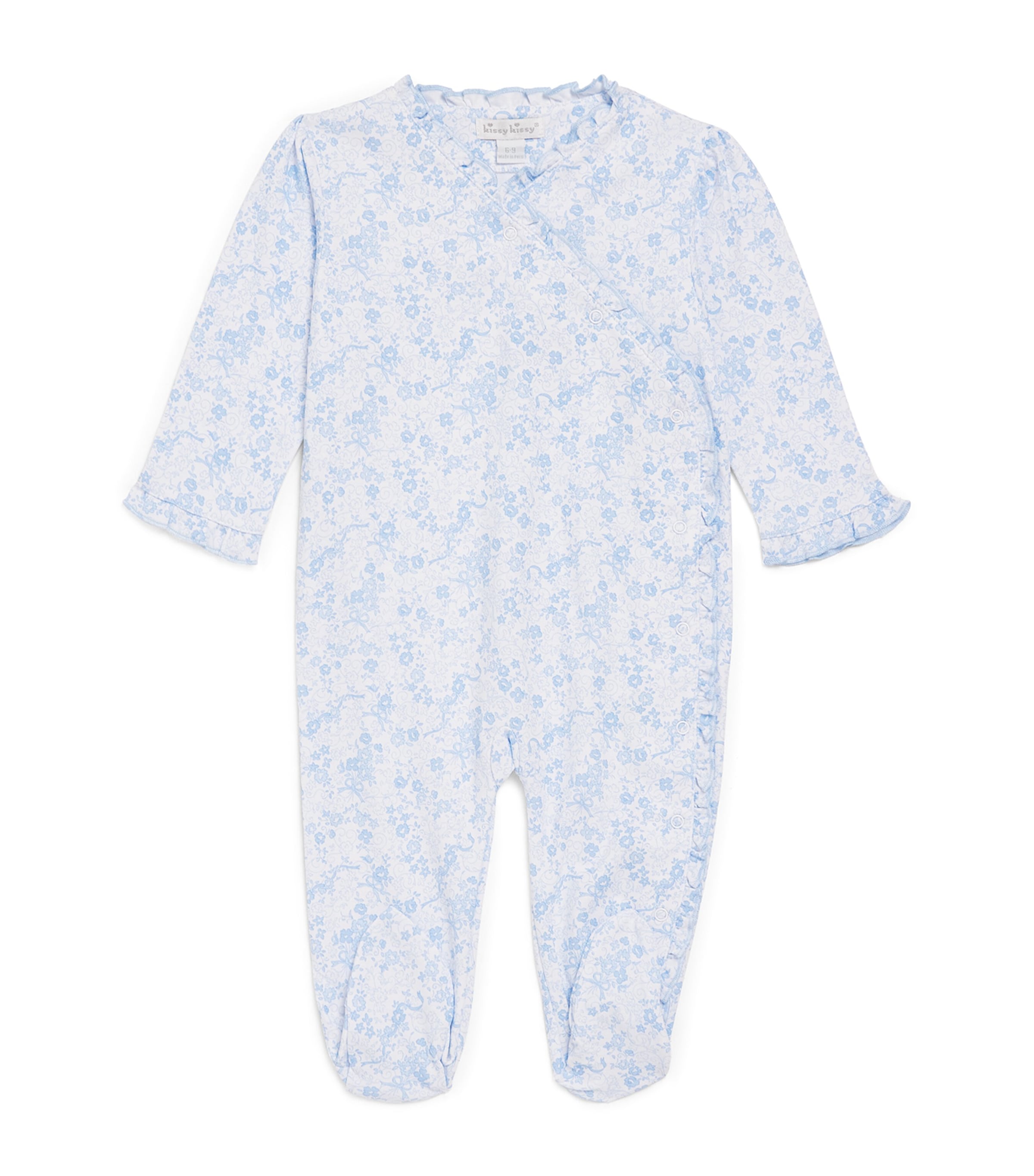 Pima Cotton Old English Roses All-In-One (Newborn-12 Months)