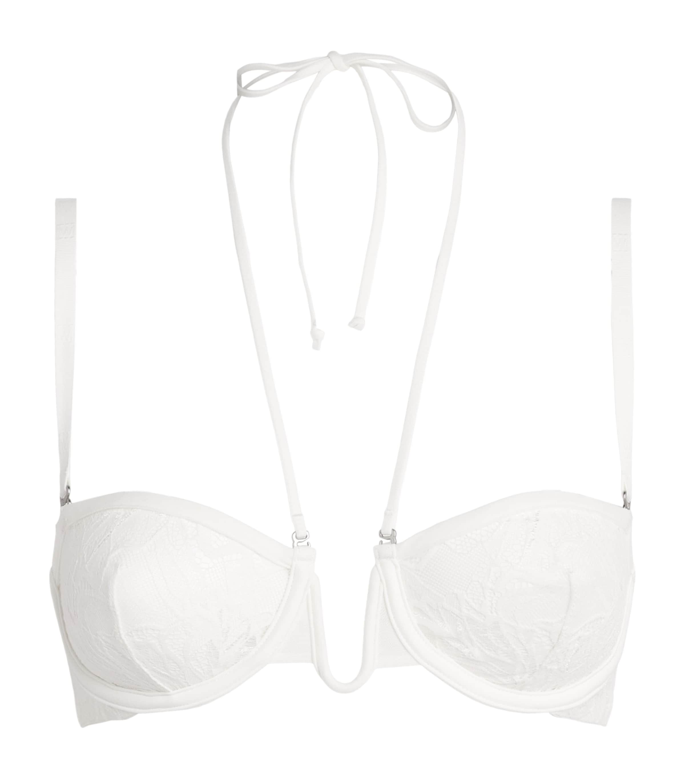 Wolford Womens Lace Multiway Strapless Bra Salt