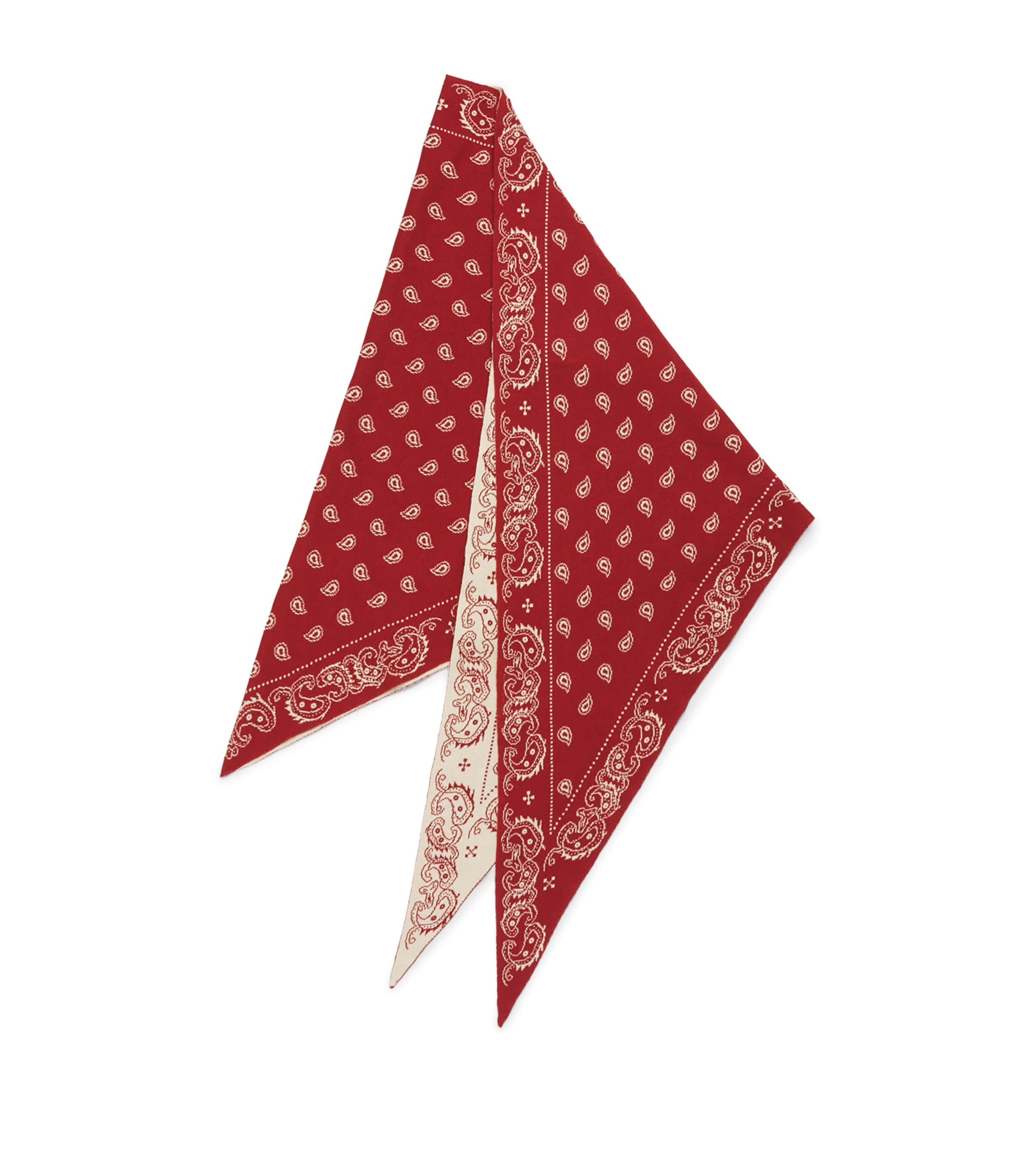 Guest In Residence Cotton-SilkThe Wild Rag Scarf Carmine/butter