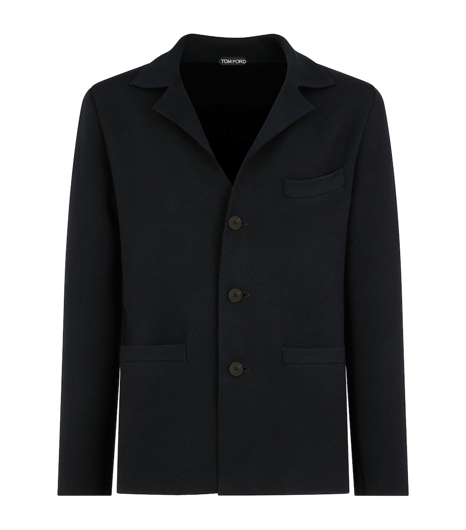 Wool Blazer Cardigan