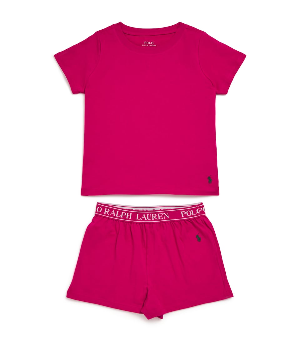Cotton T-Shirt and Shorts Pyjama Set (7-11 Years)