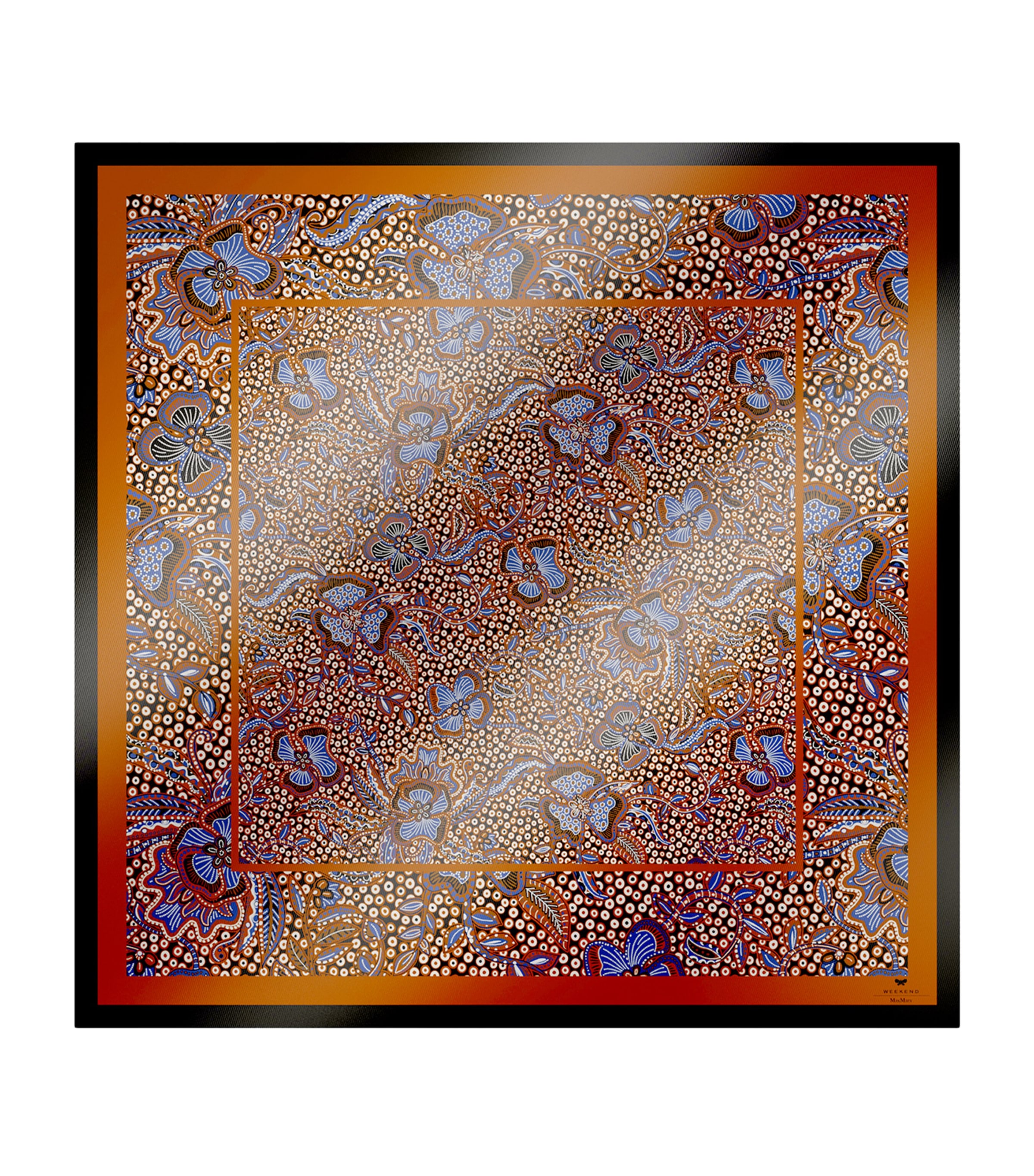 Silk Twill Printed Scarf