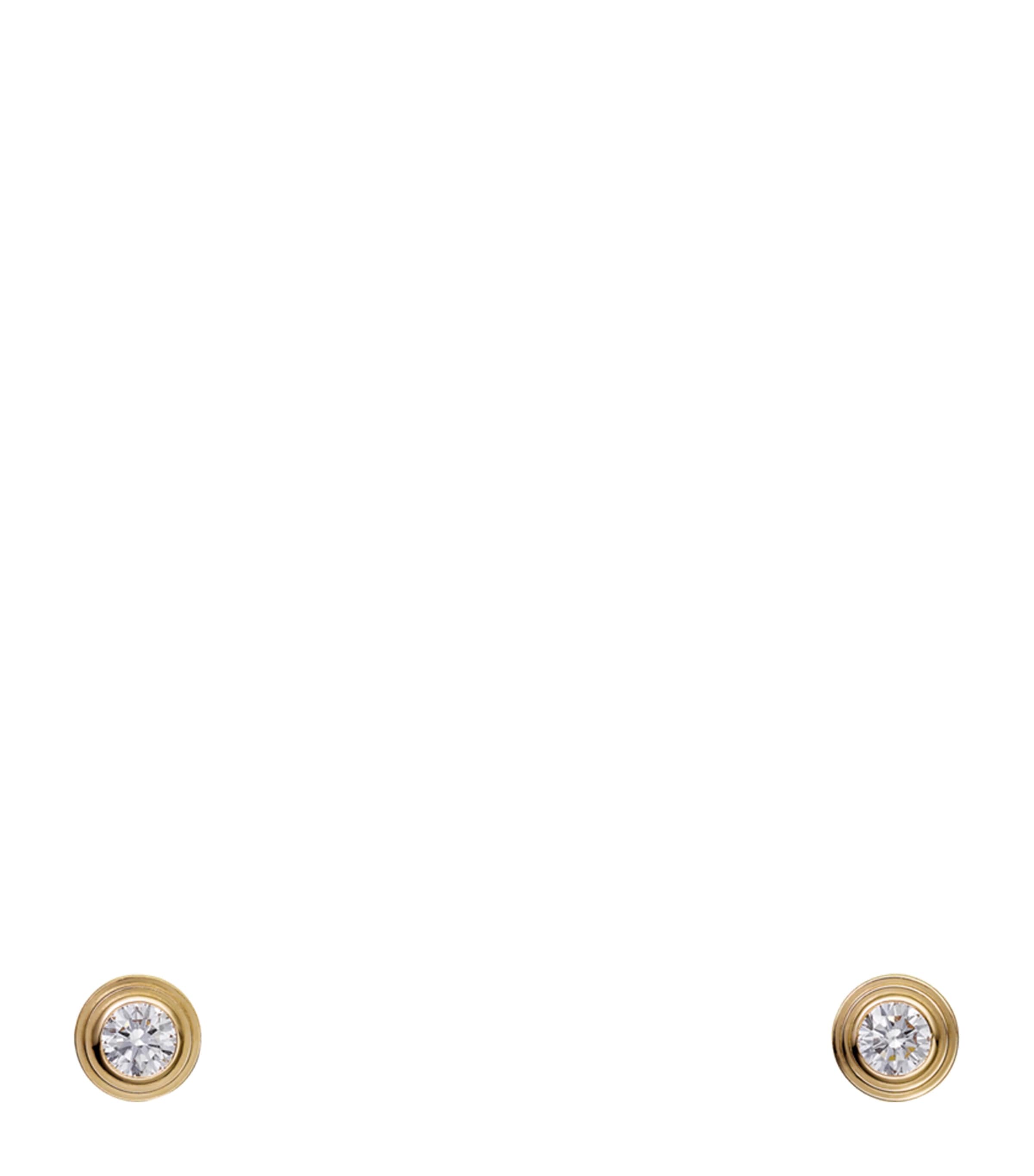 Cartier Extra-Small Yellow Gold and Diamond Cartier d'Amour Earrings Yellow Gold
