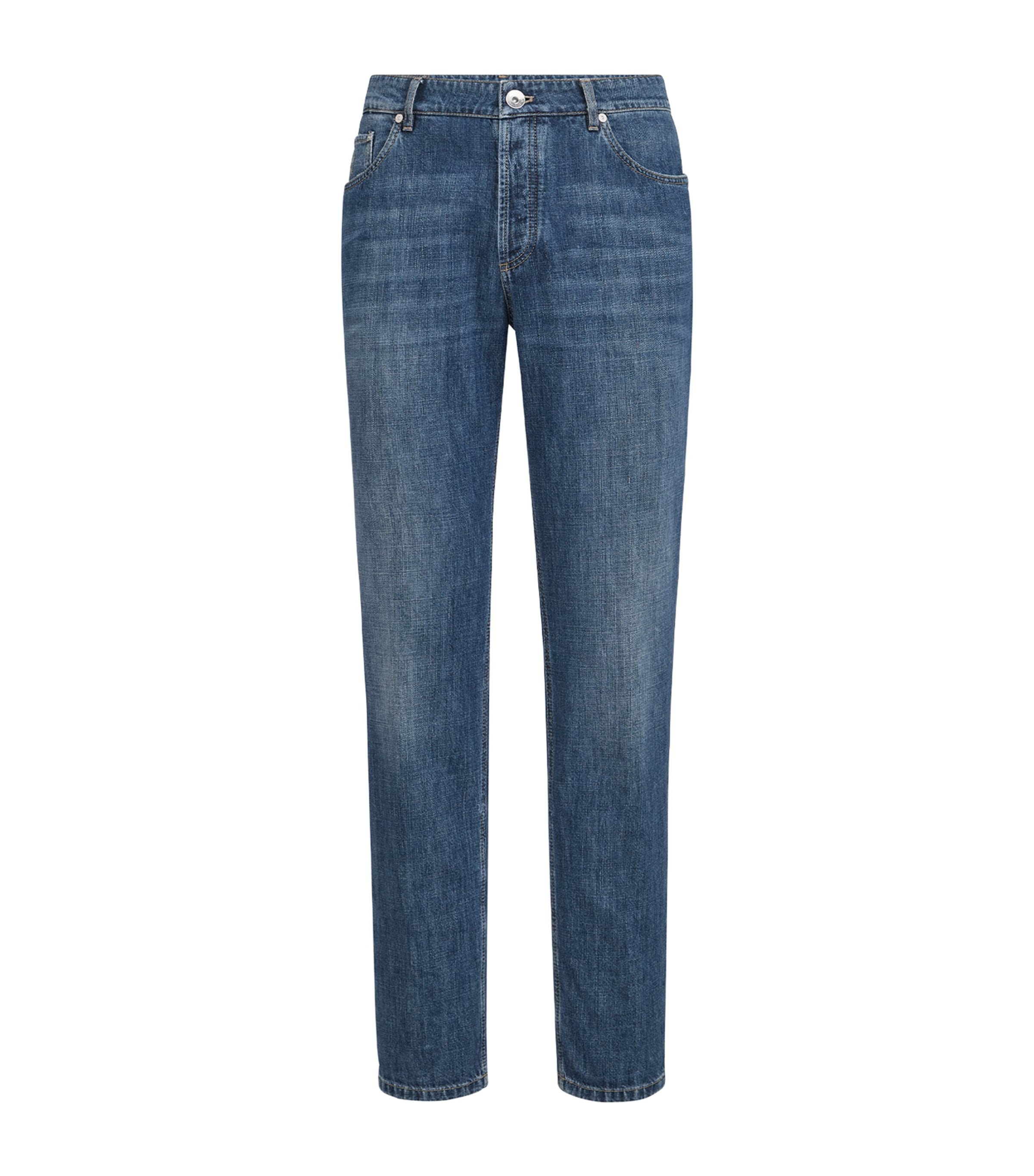 Brunello Cucinelli Mens Lightweight Straight Jeans