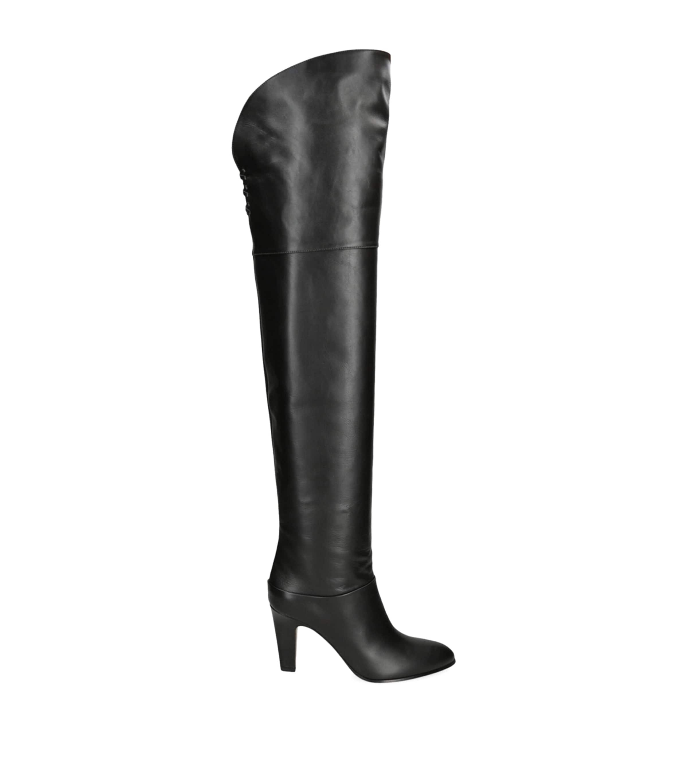 Leather Eve Over-The-Knee Boots 85