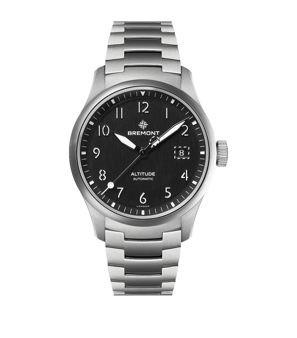 Stainless Steel Altitude Date Watch 39mm