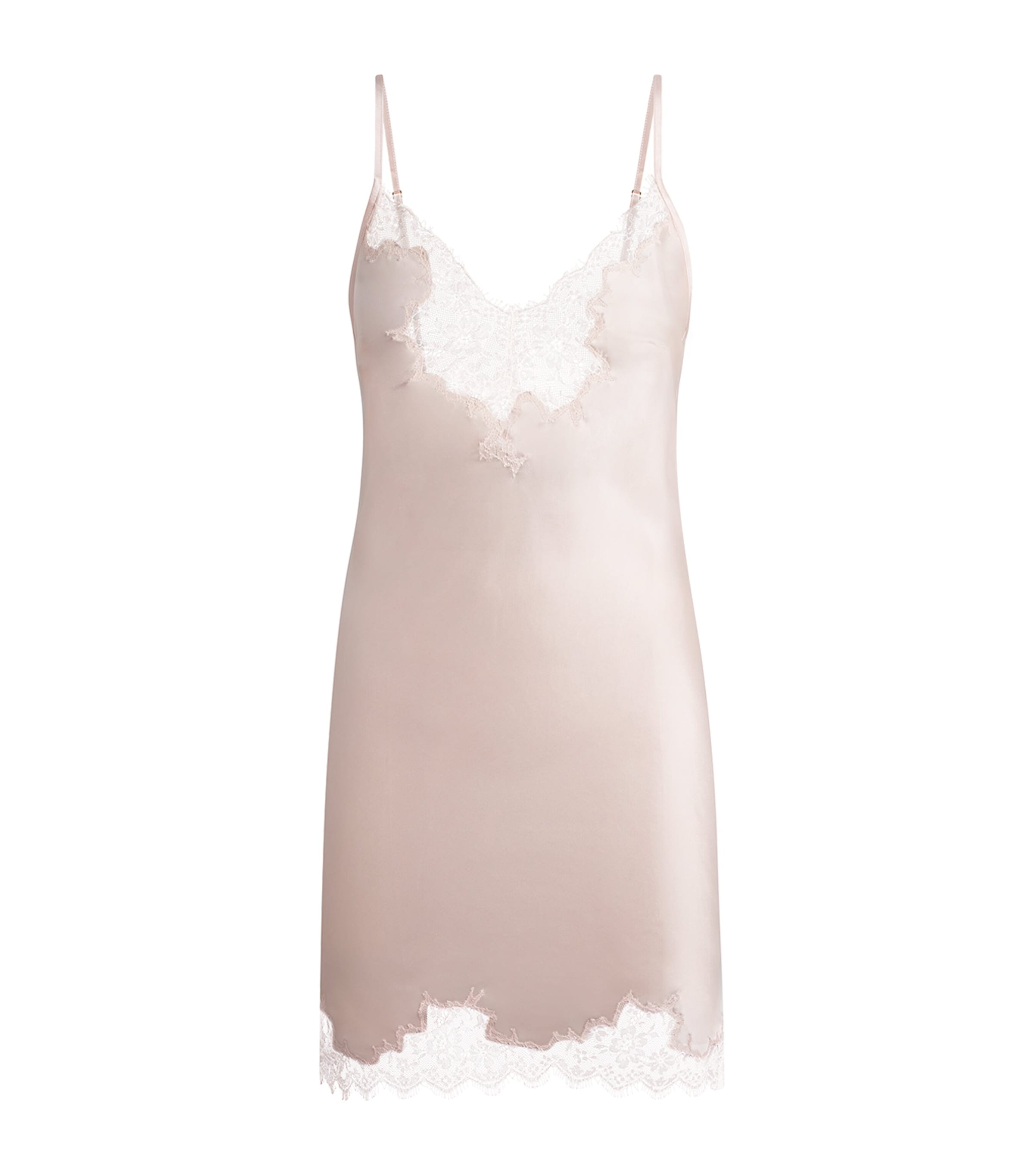 Gilda & Pearl Womens Silk In Dreams Slip Dress Petale