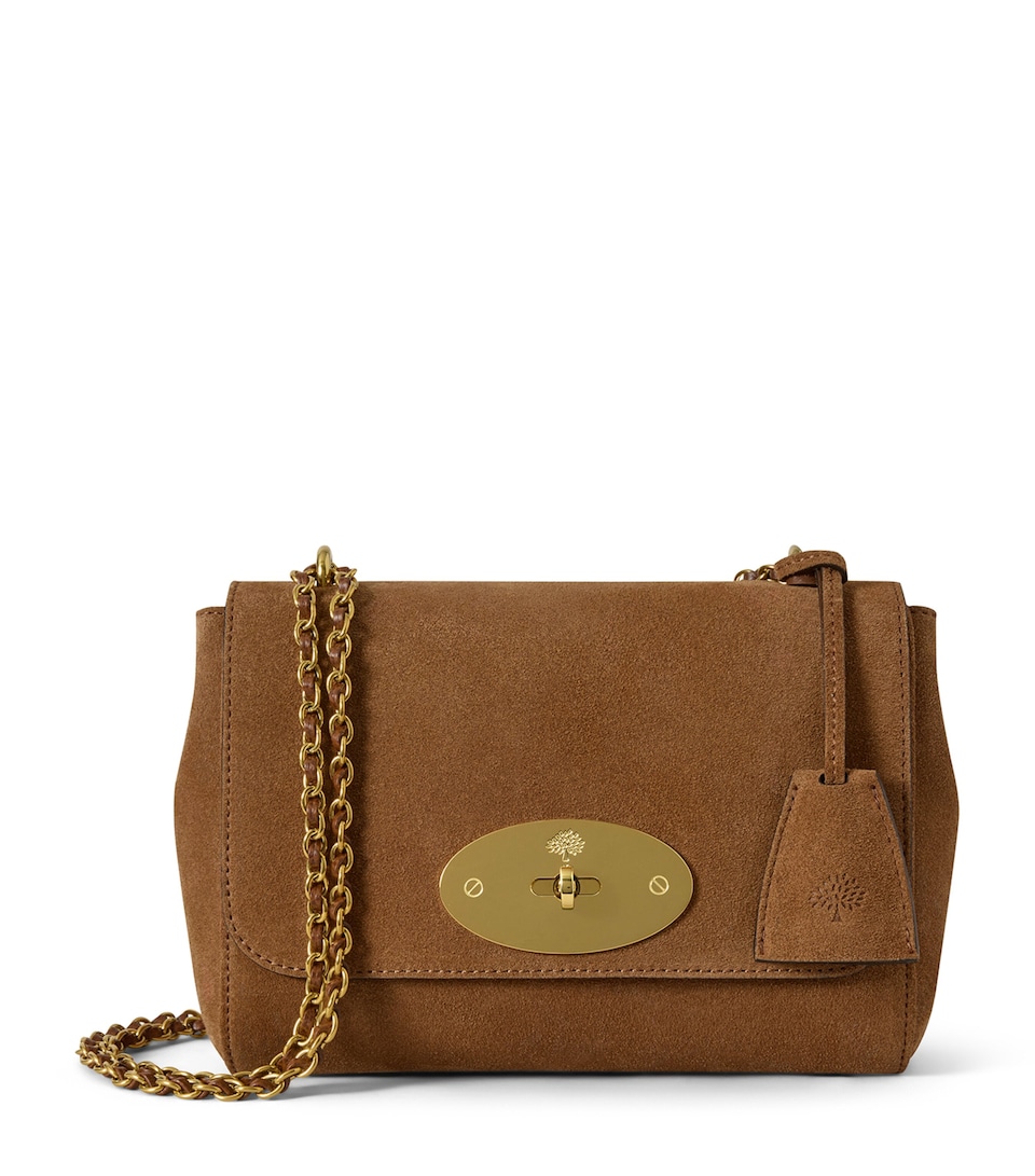 Mulberry Suede Lily Shoulder Bag Vintage Oak