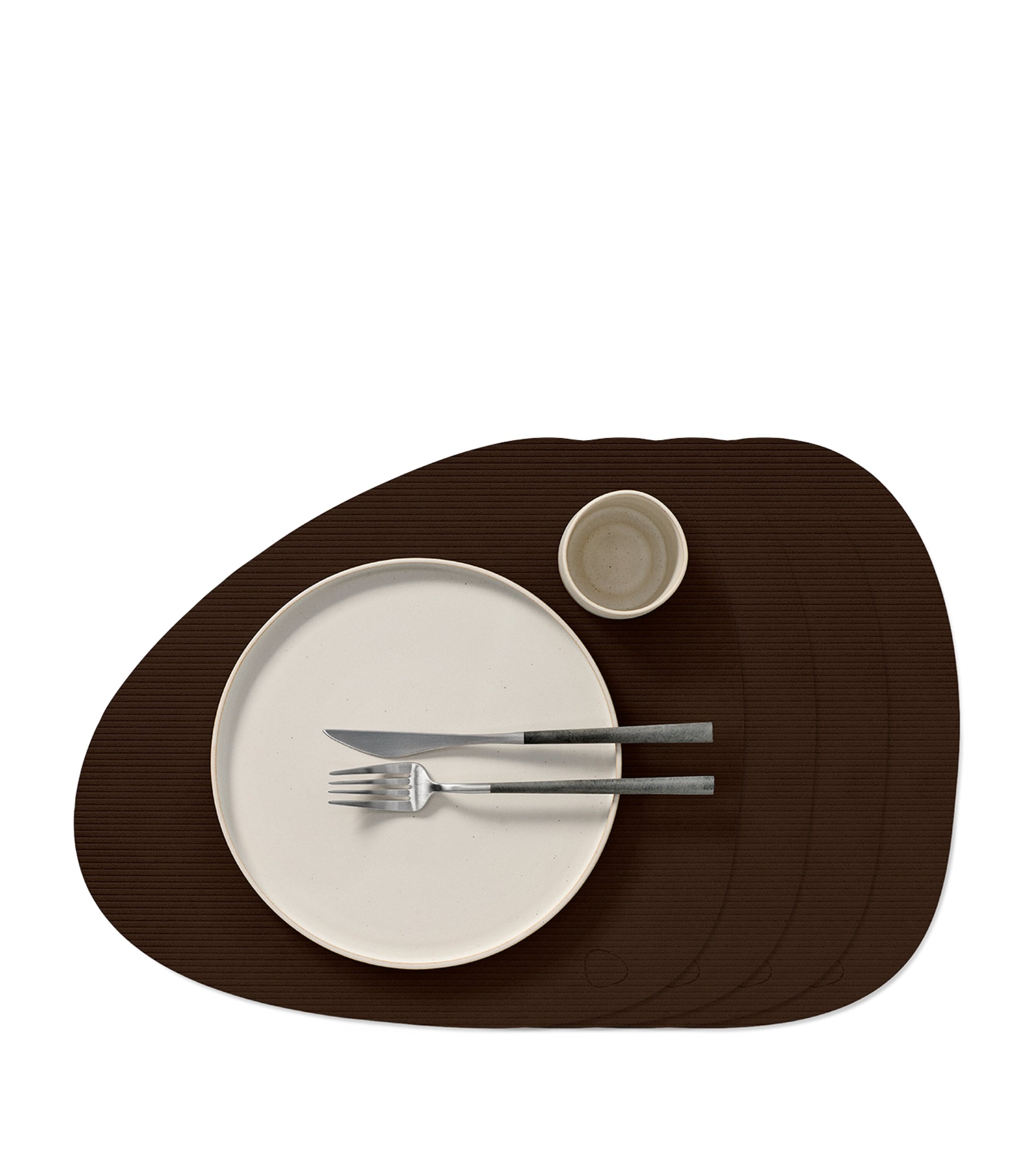 LIND DNA Large Curve Corduroy Placemat (Set of 4) Hazel