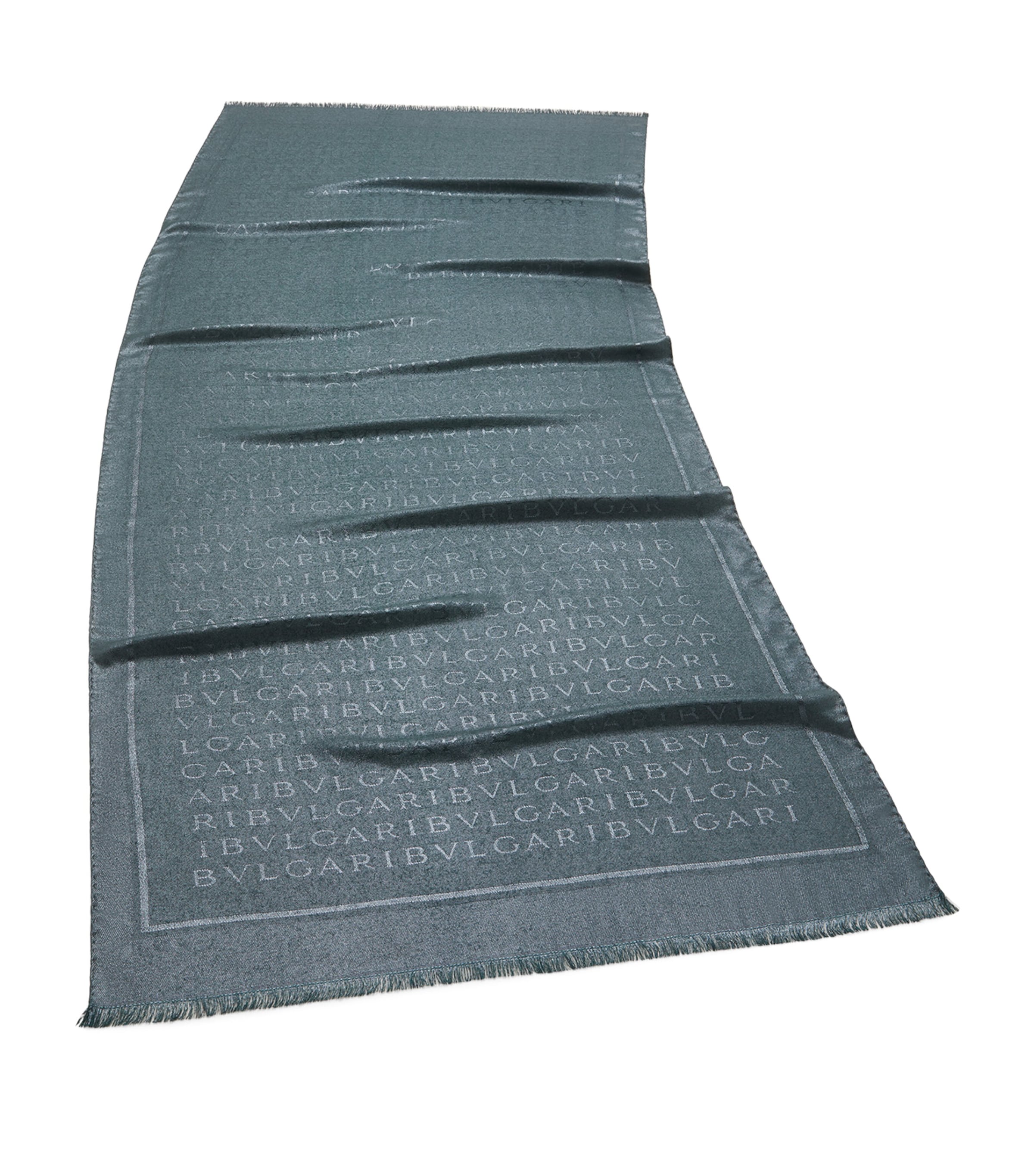 Silk-Wool Logo Scarf