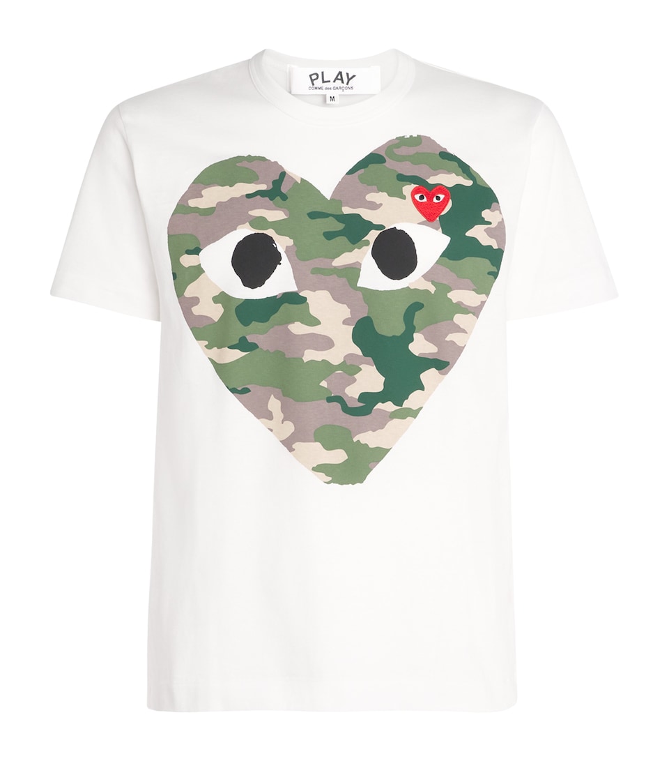 Camouflage Large Heart Logo T-Shirt