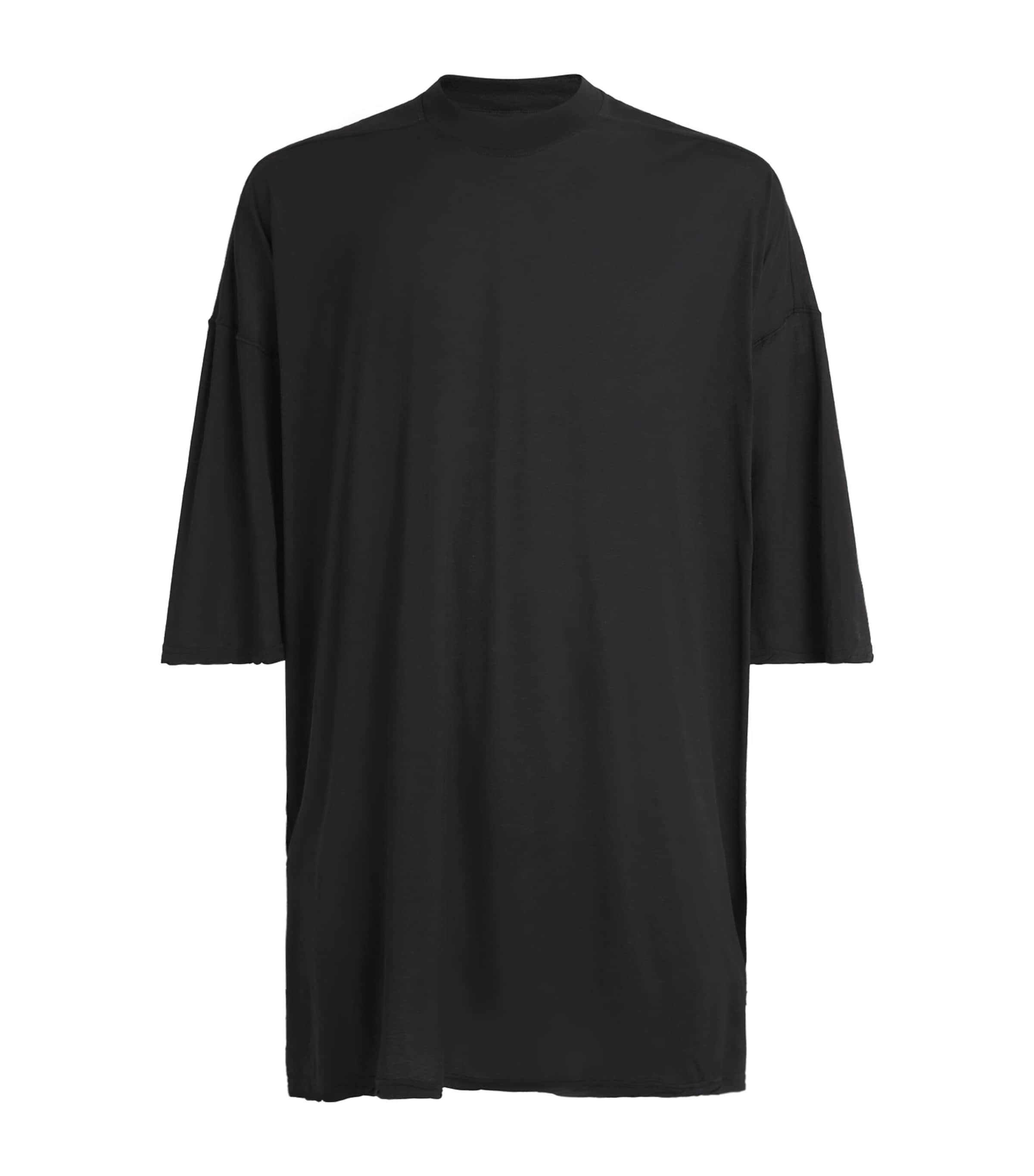 Rick Owens Mens Cotton Tommy T-Shirt Black