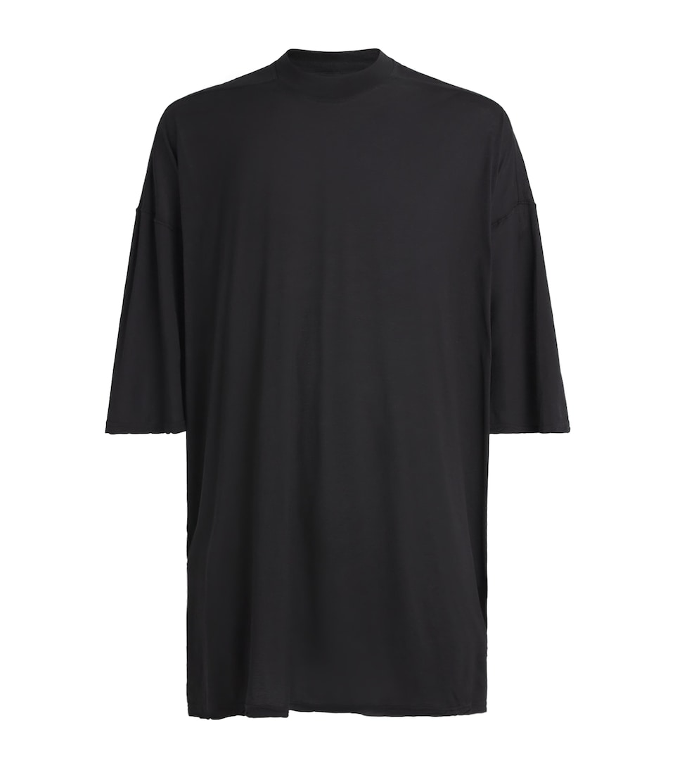 Rick Owens Mens Cotton Tommy T-Shirt Black