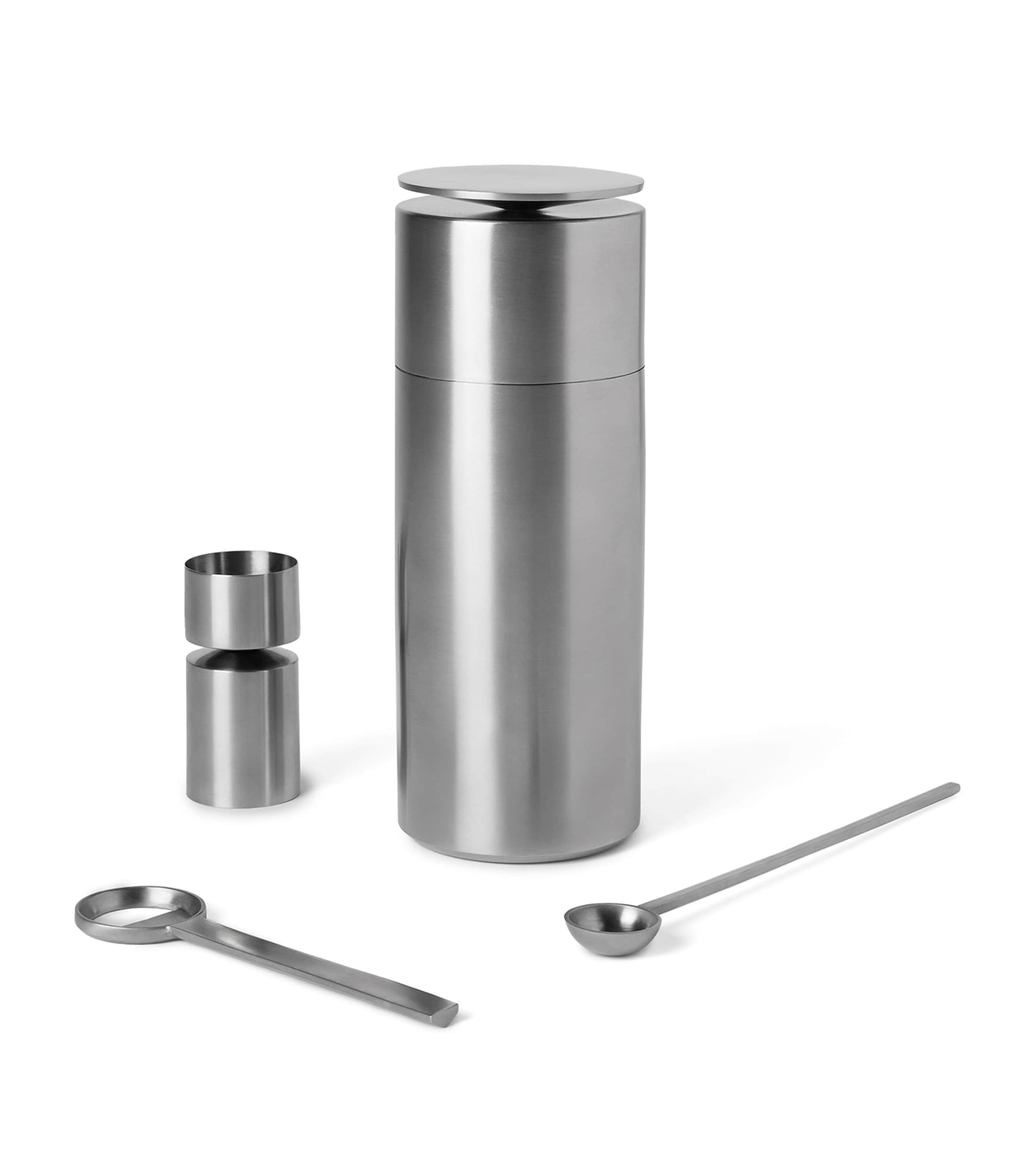 The Conran Shop Stainless Steel Bar Cart Set Silver
