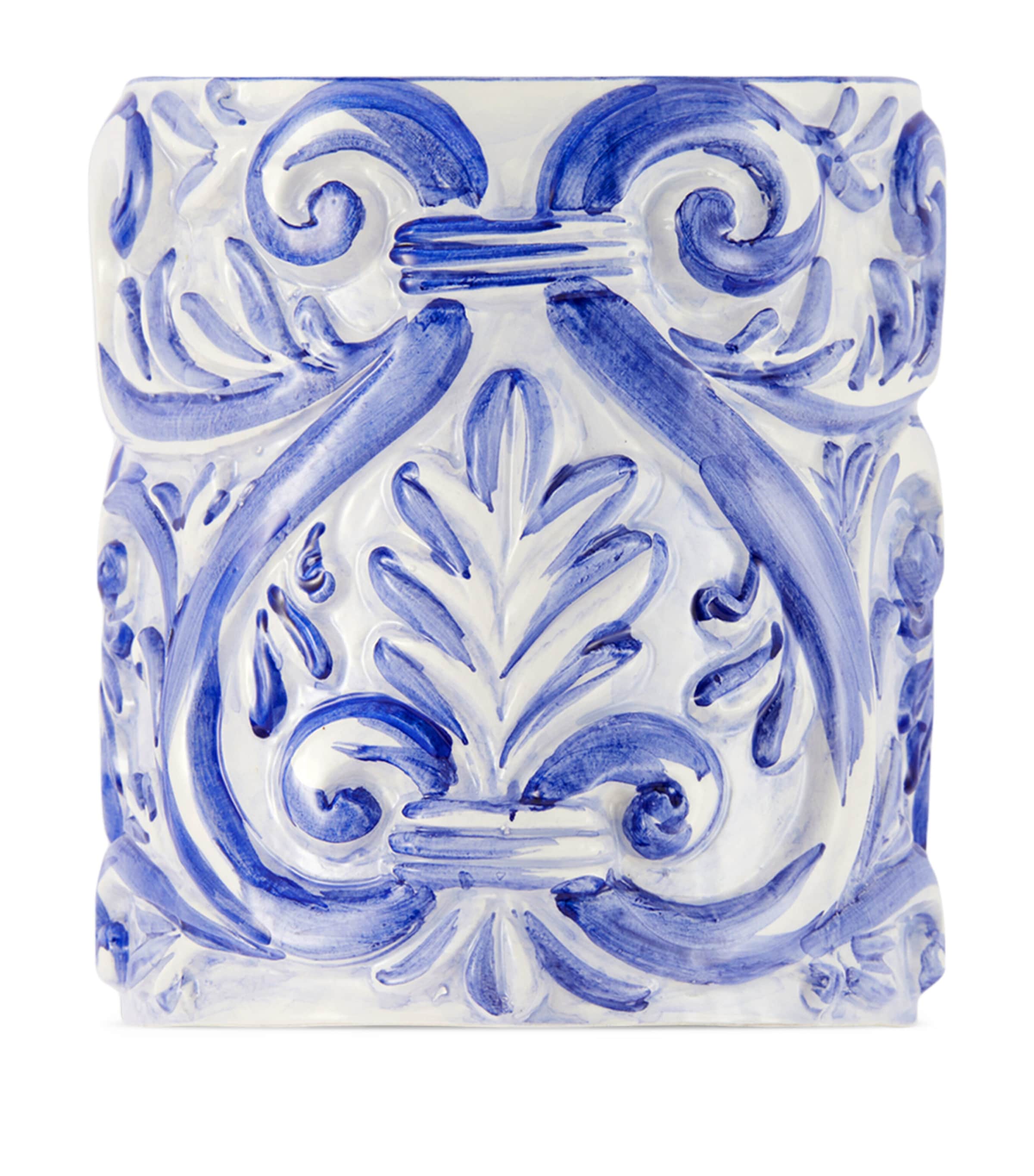 Dolce&Gabbana Casa Ceramic Hand-Painted Vase (20cm) Mediterrane
