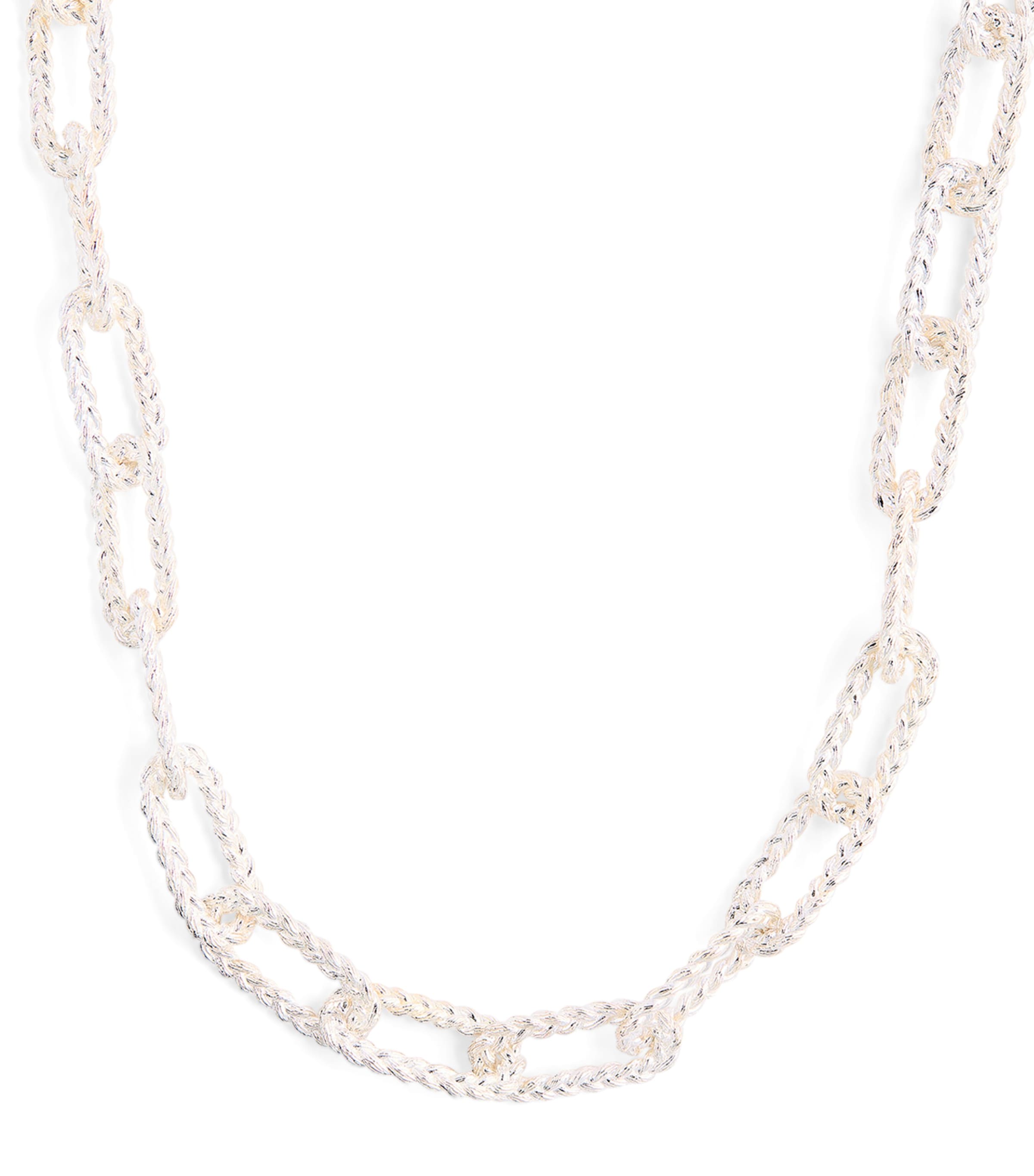 Bleue Burnham Sterling Silver Link Necklace Silver