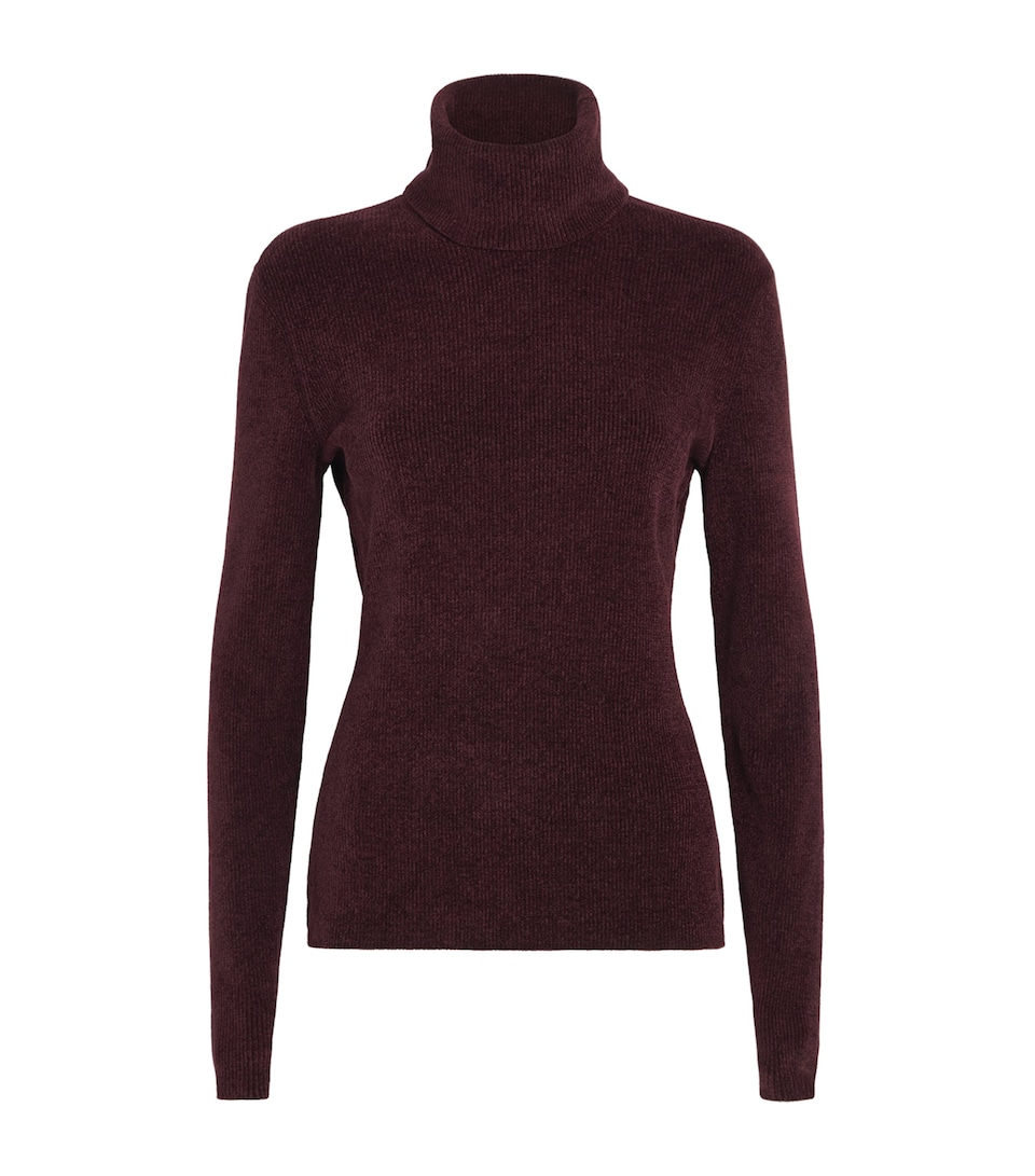 Gabriela Hearst Womens Silk Rollneck Torcello Sweater Plu Plum