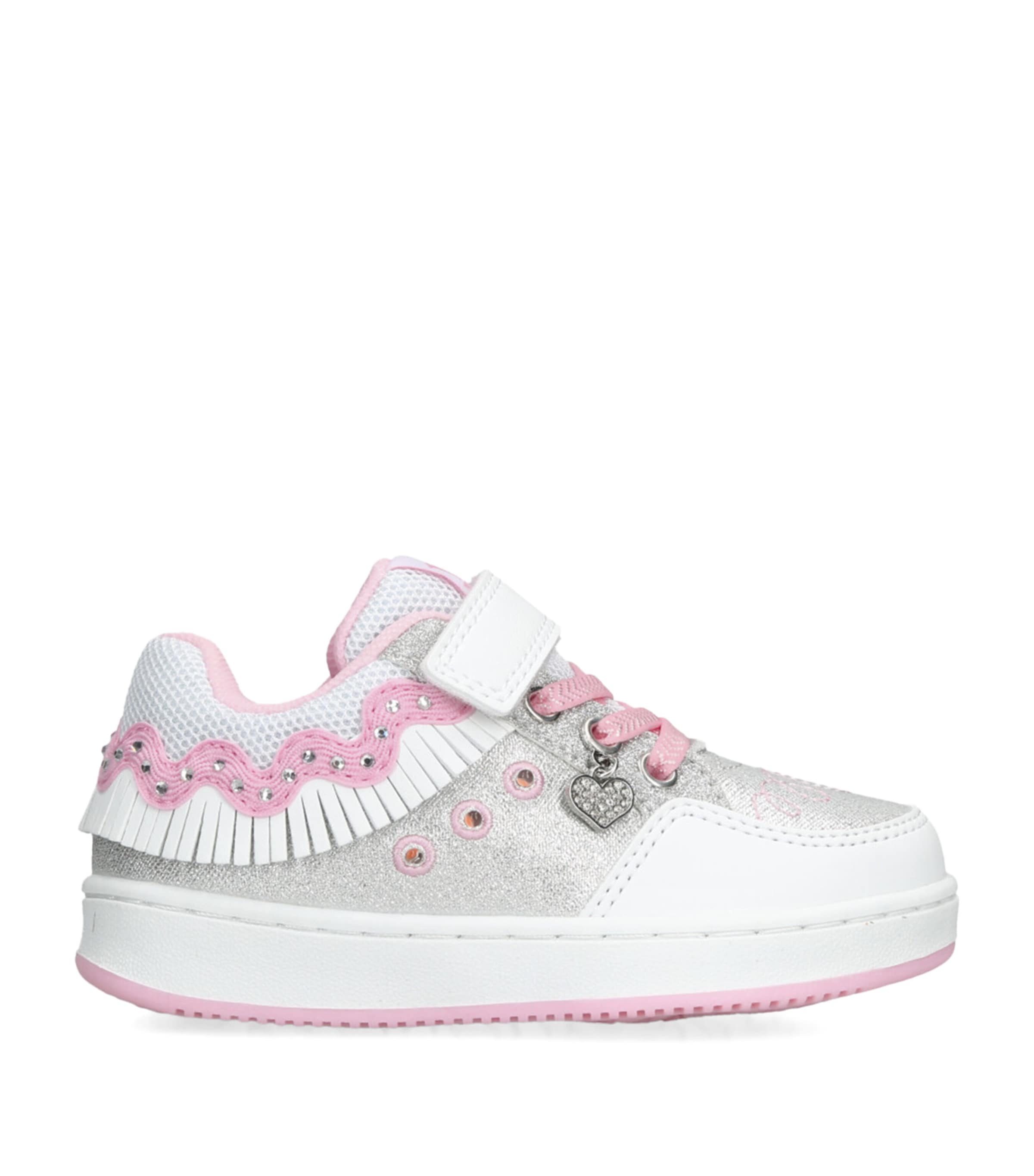Lelli Kelly Glitter Frangetta Sneakers Silver Com