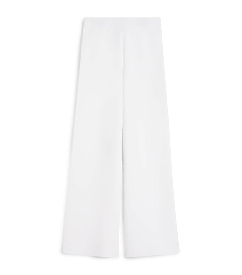Knitted Wide-Leg Trousers