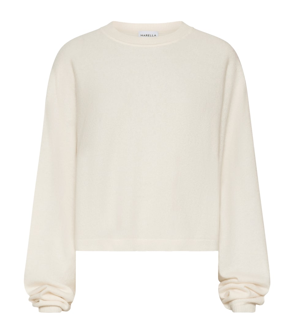 Marella Womens Cashmere Sweater Cream