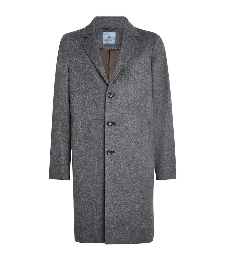 Cashmere Single-Breasted Coat