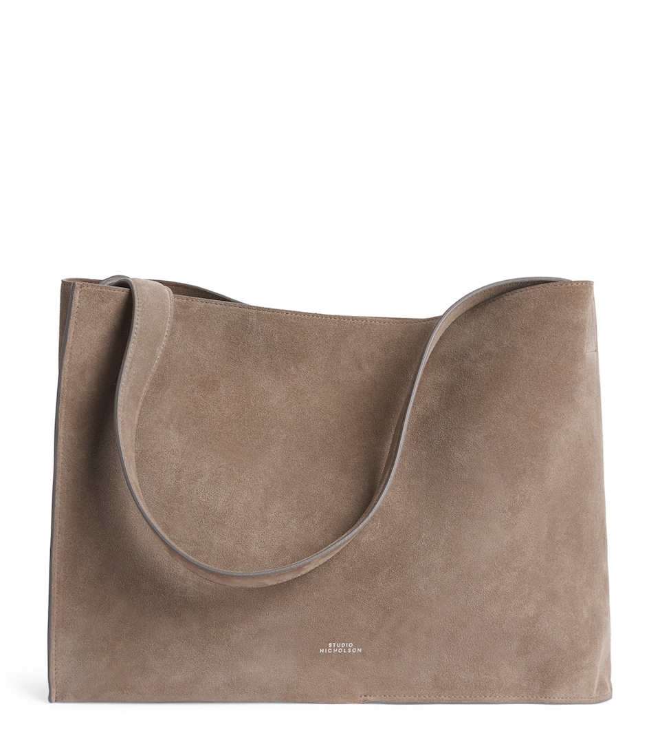 Studio Nicholson Suede Doublet Tote Bag Clay