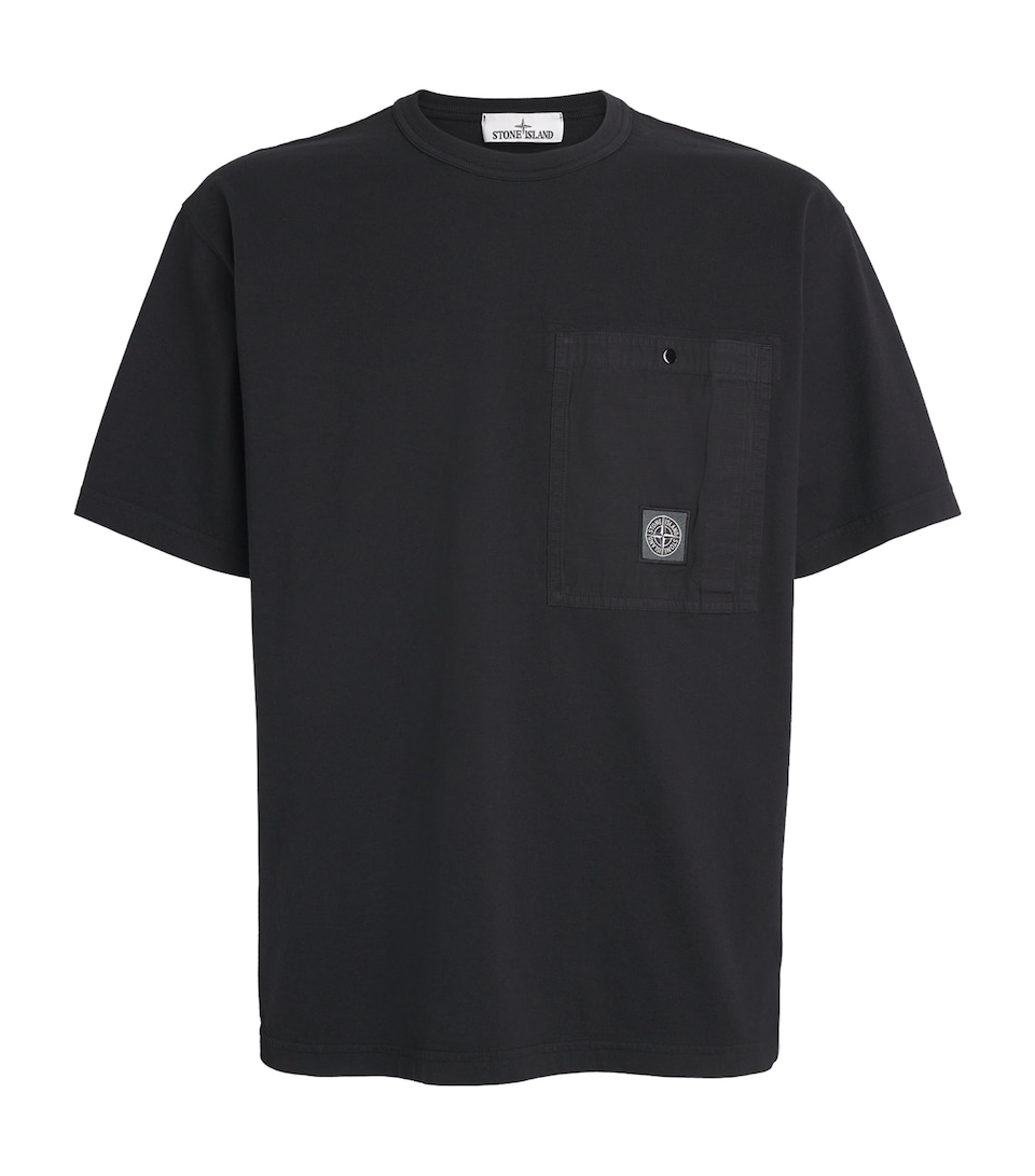 Cotton Logo-Pocket T-Shirt