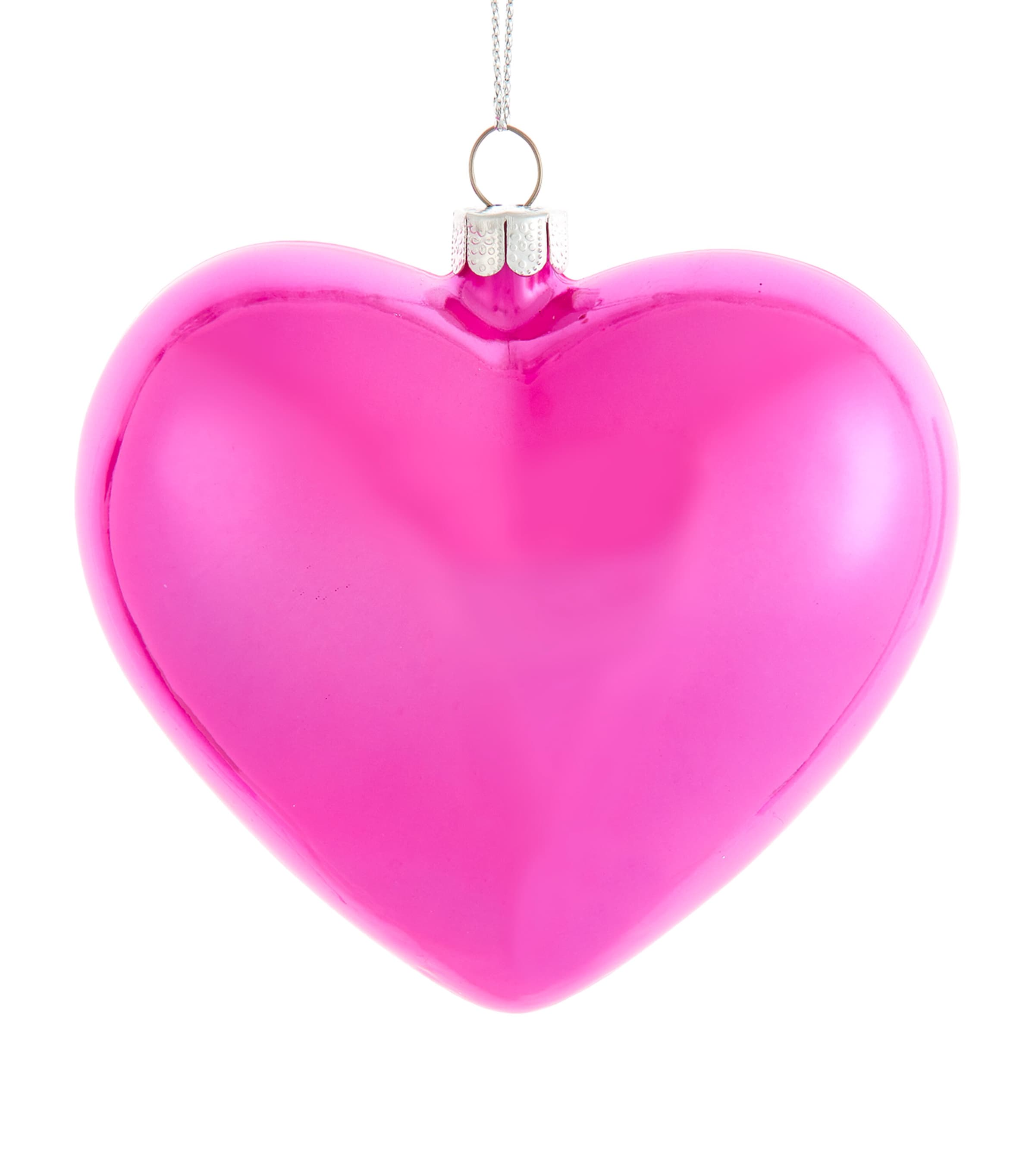 Kurt.S.Adler Glass Heart Tree Decoration
