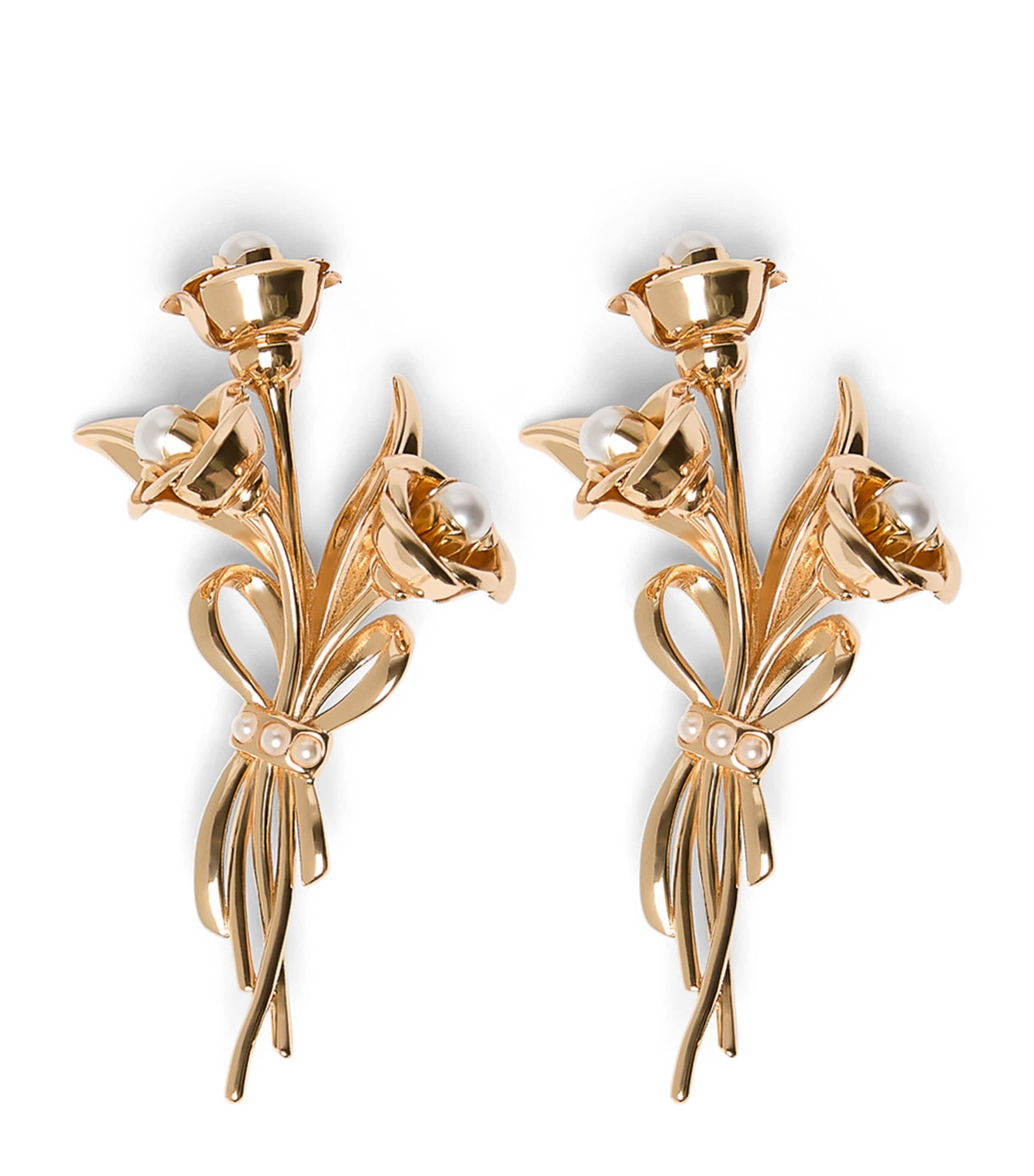 Marella Bouquet Brooch (Set of 2) Gold