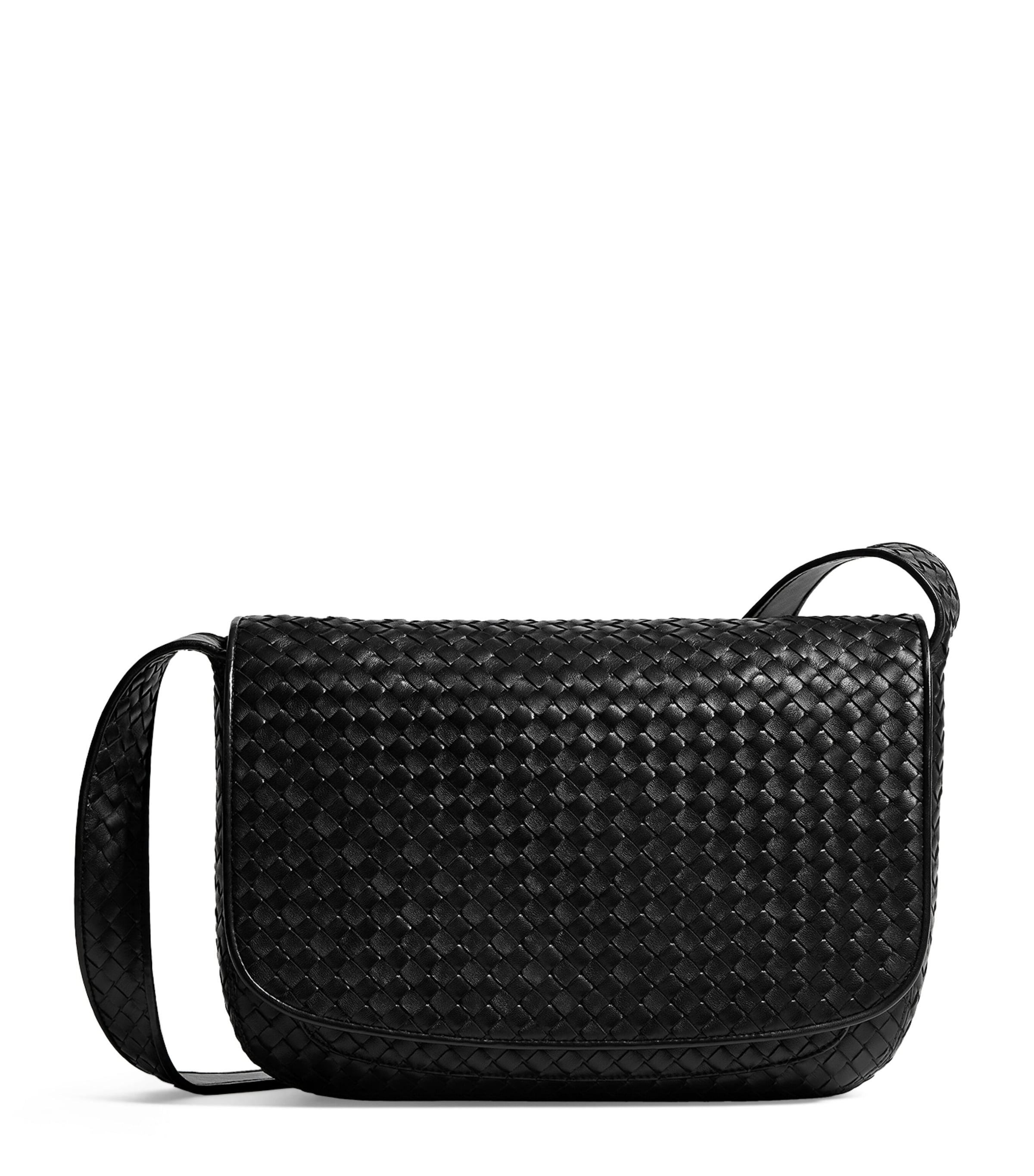 Bottega Veneta Large Leather Veneto Messenger Bag