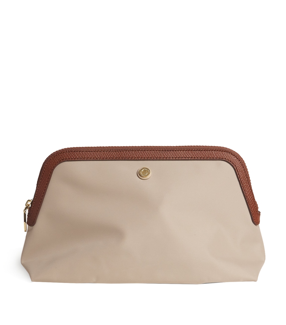 Harrods Large Nylon Wash Bag Neutral