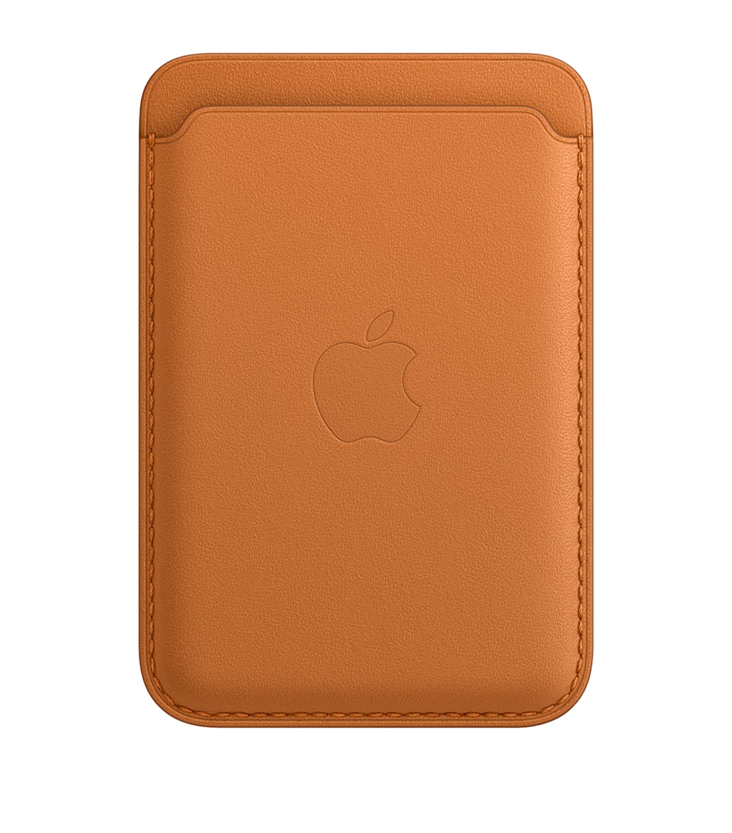 Apple Leather MagSafe Wallet Golden Brown