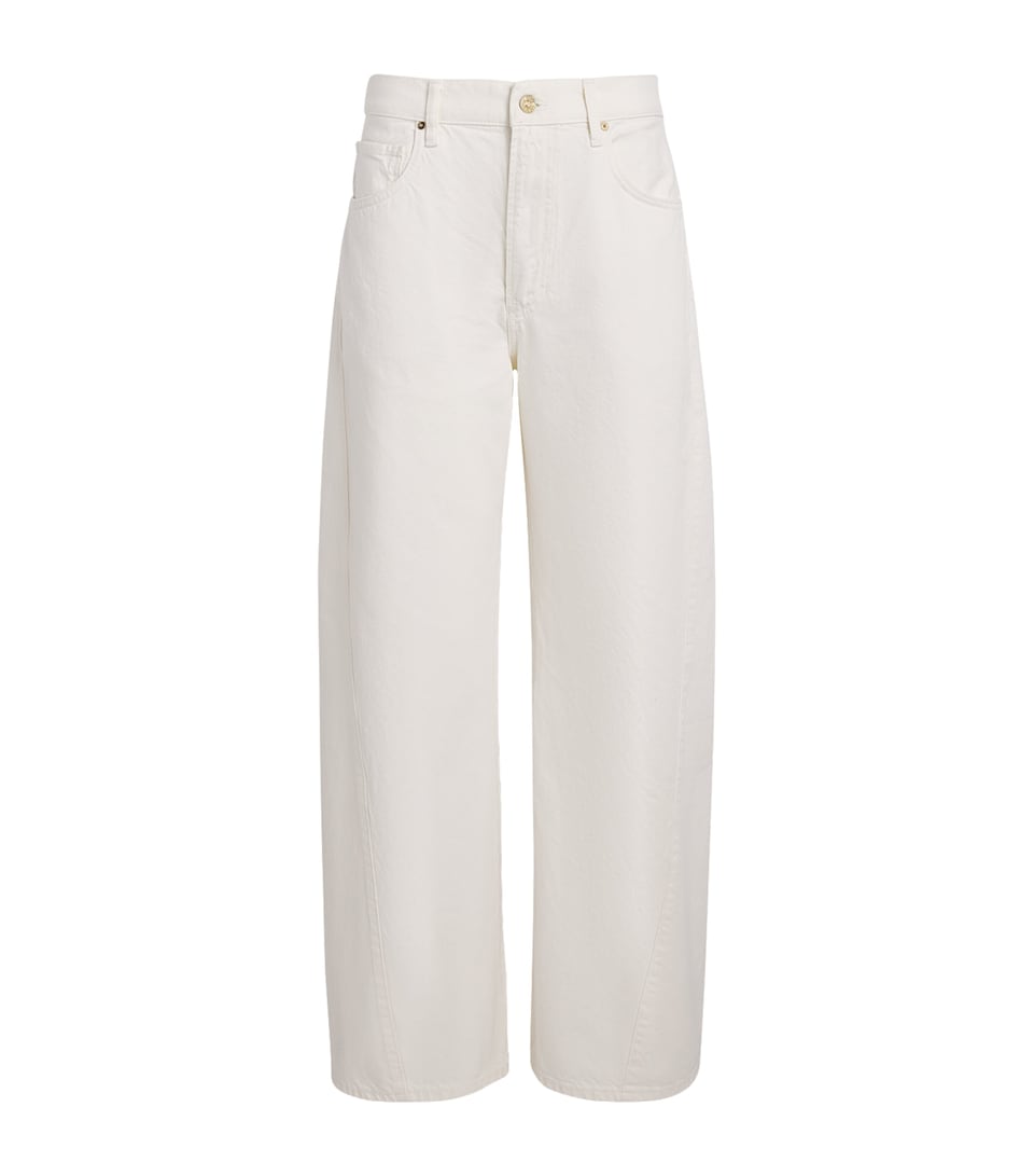 Arellia High-Rise Barrel Jeans