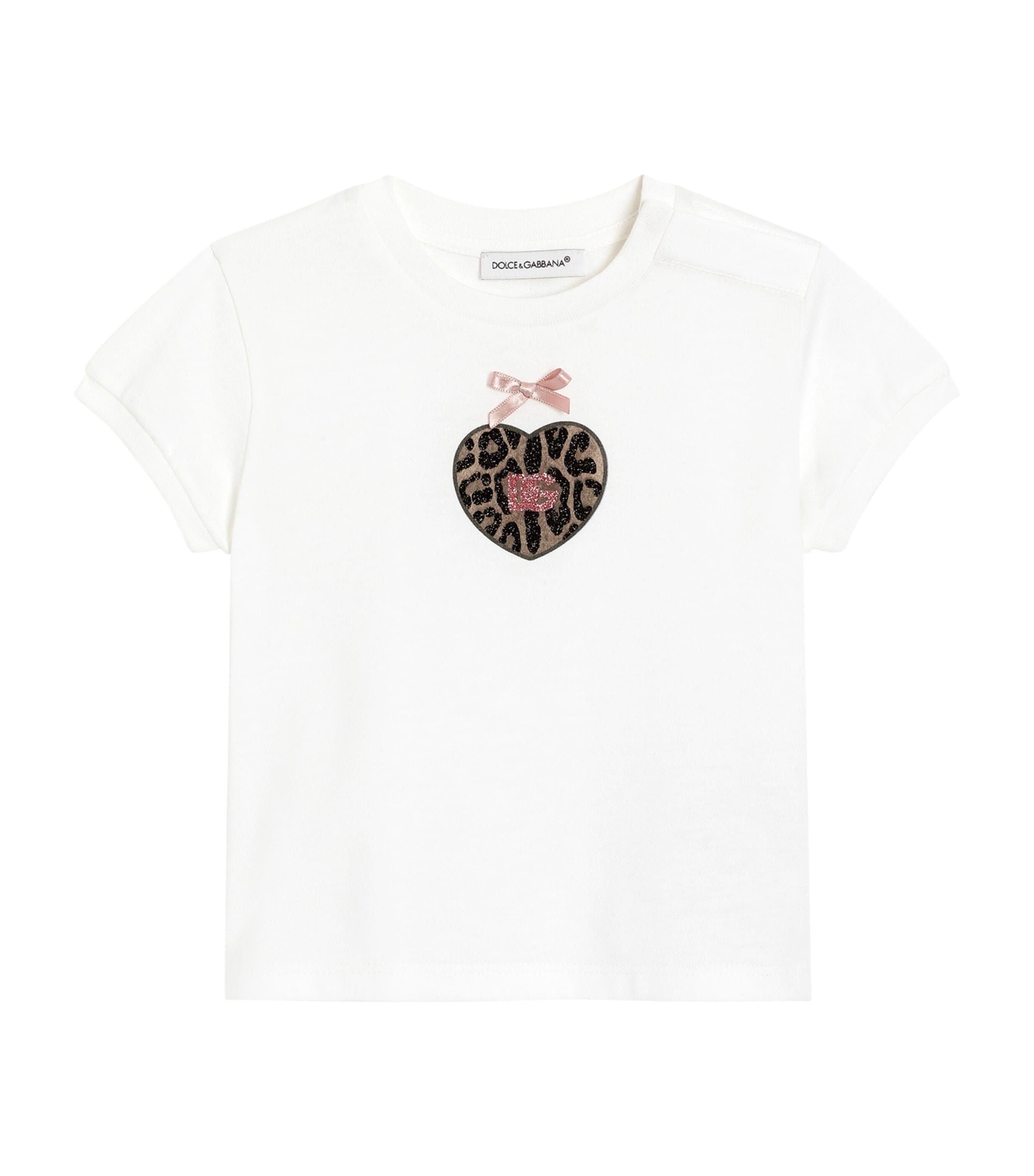 Cotton Leopard-Heart T-Shirt (3-30 Months)