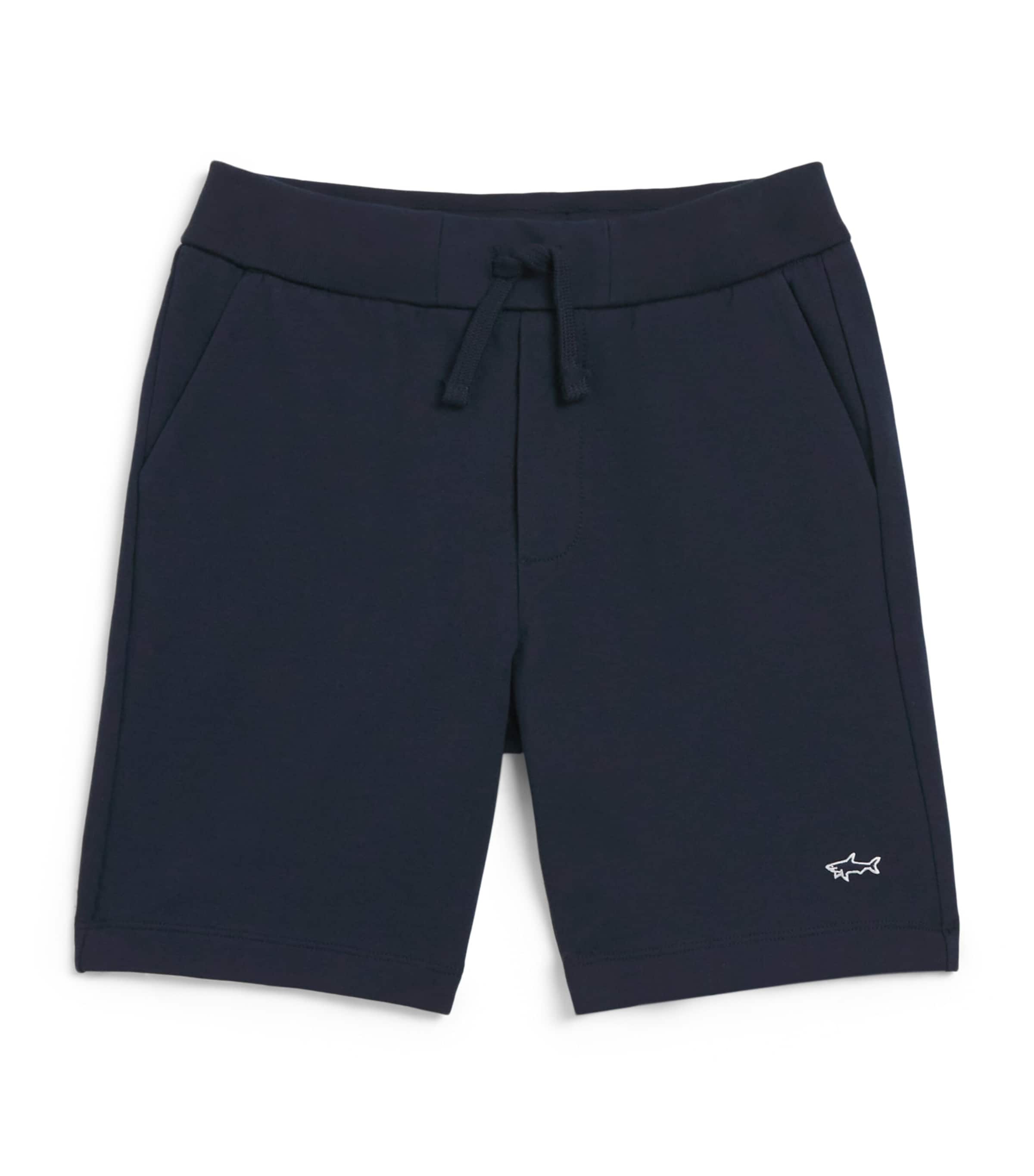 Paul & Shark Logo Sweatshorts (8-14 Years) Blu Shark