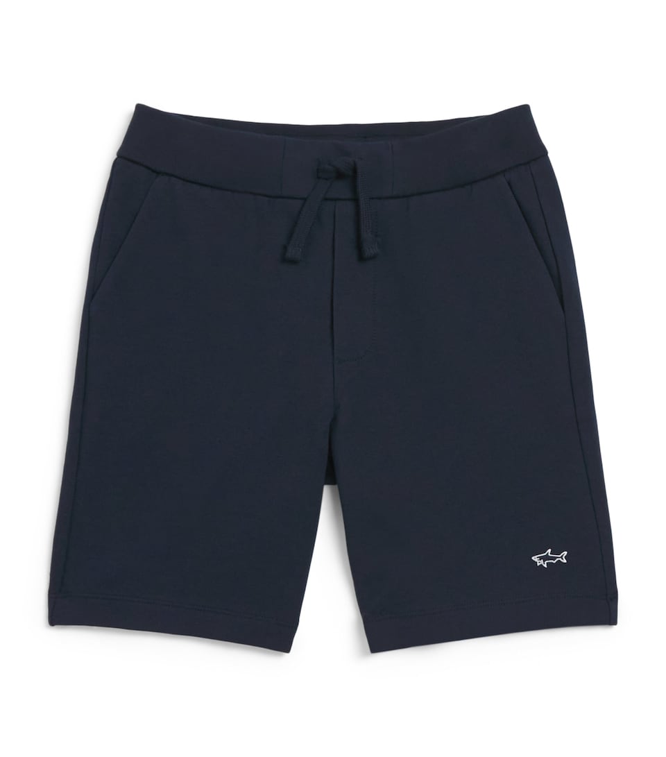 Paul & Shark Logo Sweatshorts (8-14 Years) Blu Shark