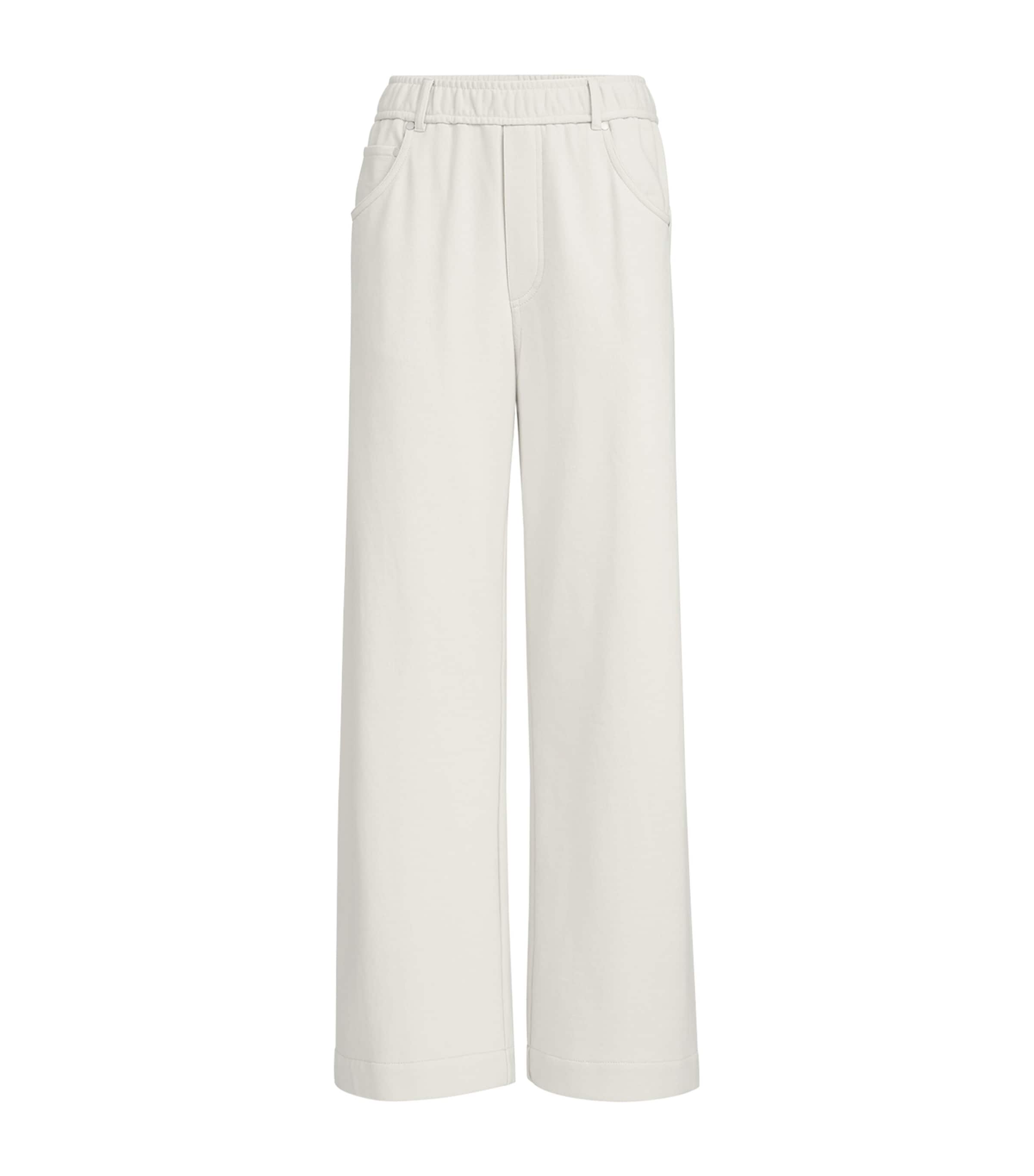 Brunello Cucinelli Womens Cotton French Terry Trousers