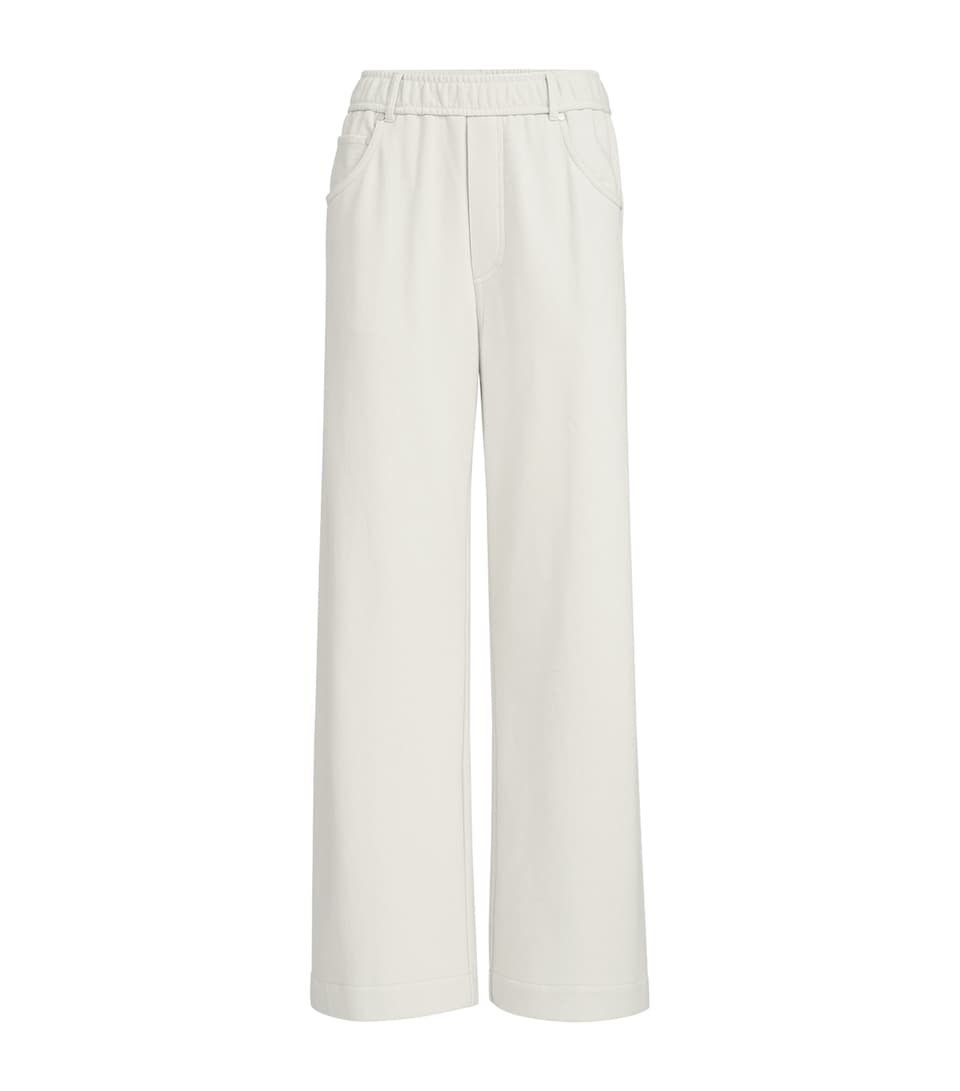 Brunello Cucinelli Womens Cotton French Terry Trousers