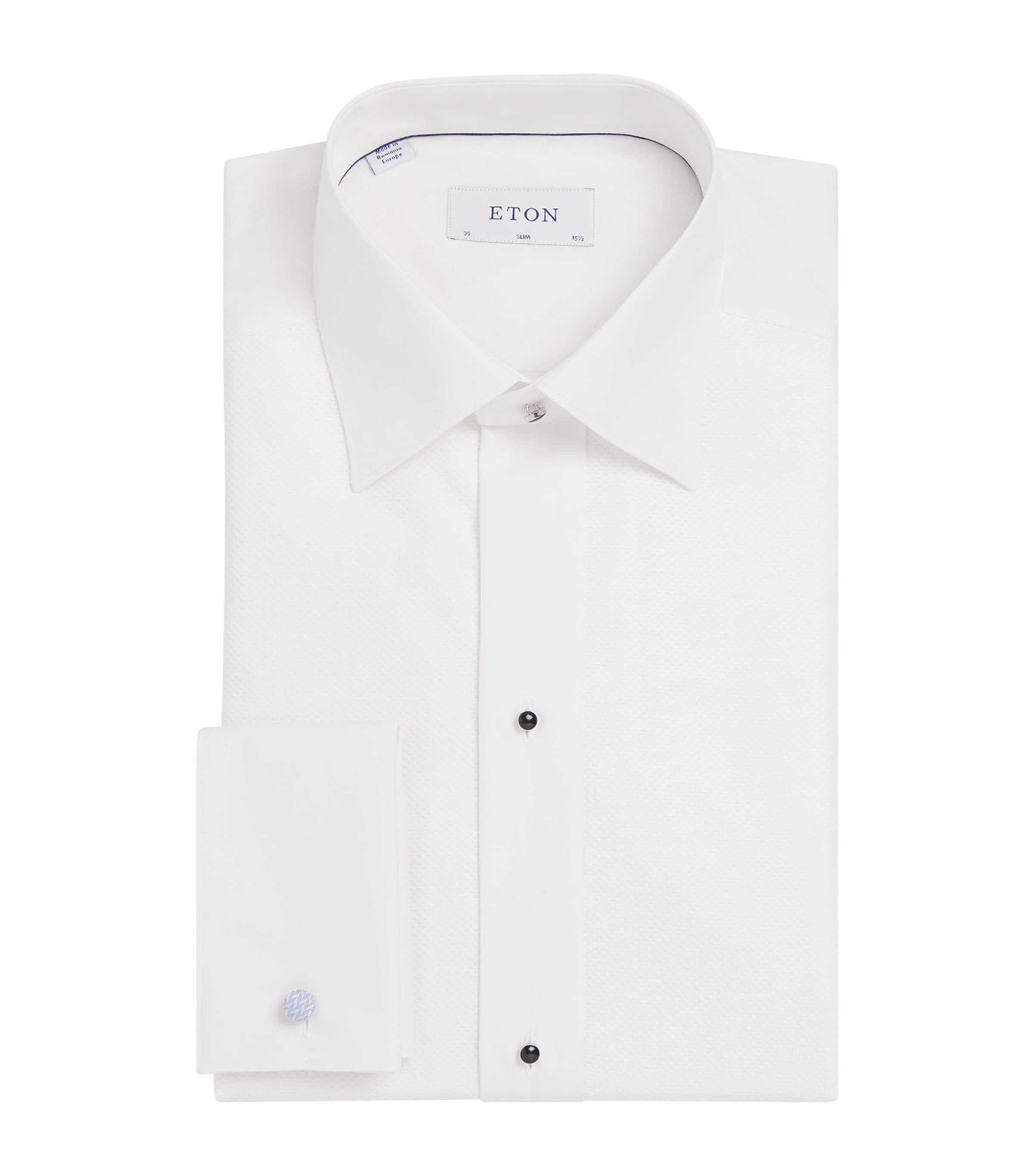 Pique-Front Slim-Fit Shirt