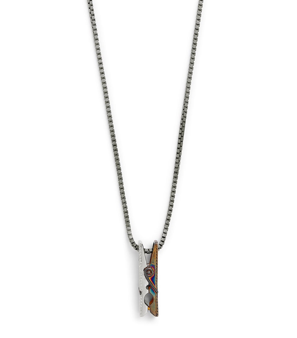 Sterling Silver Mayfair Peg Chain Necklace (66cm)