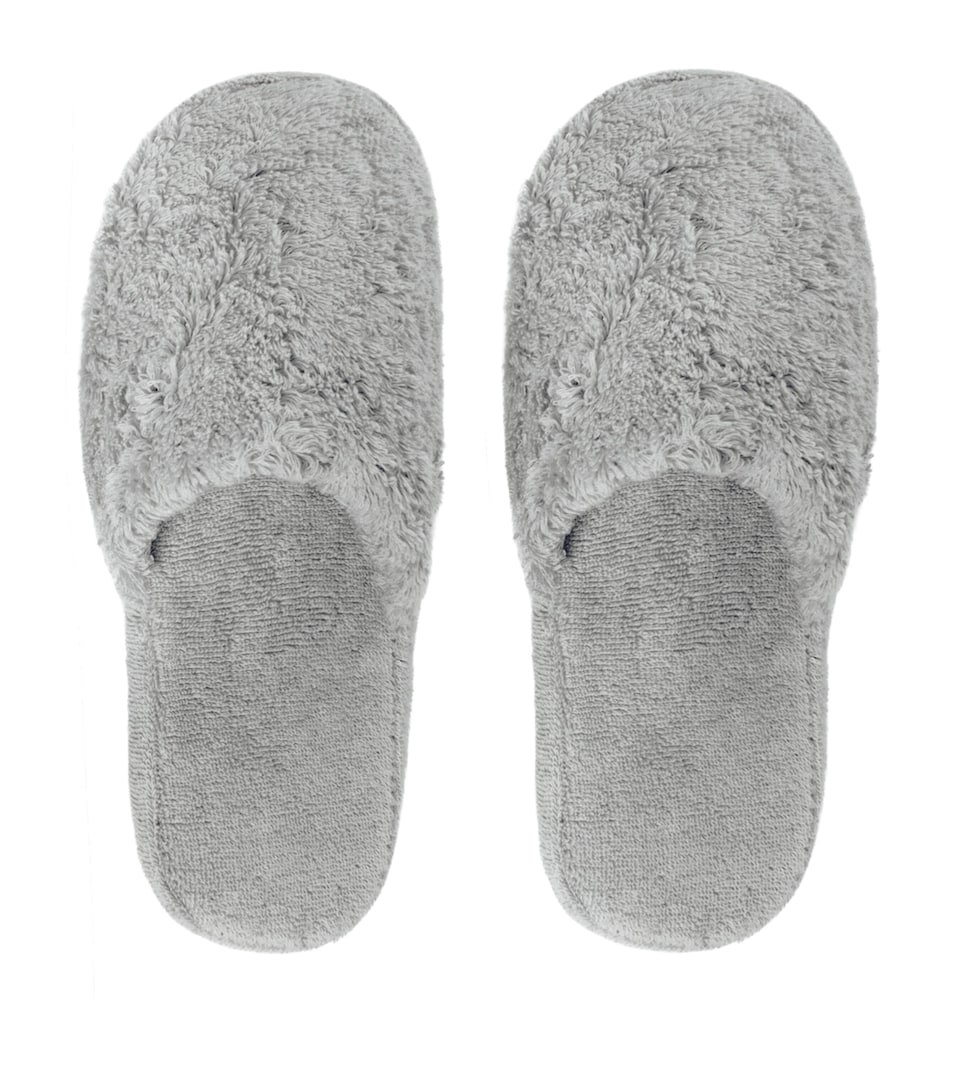 GRACCIOZA Egoist Slippers (Size 42-43) Silver