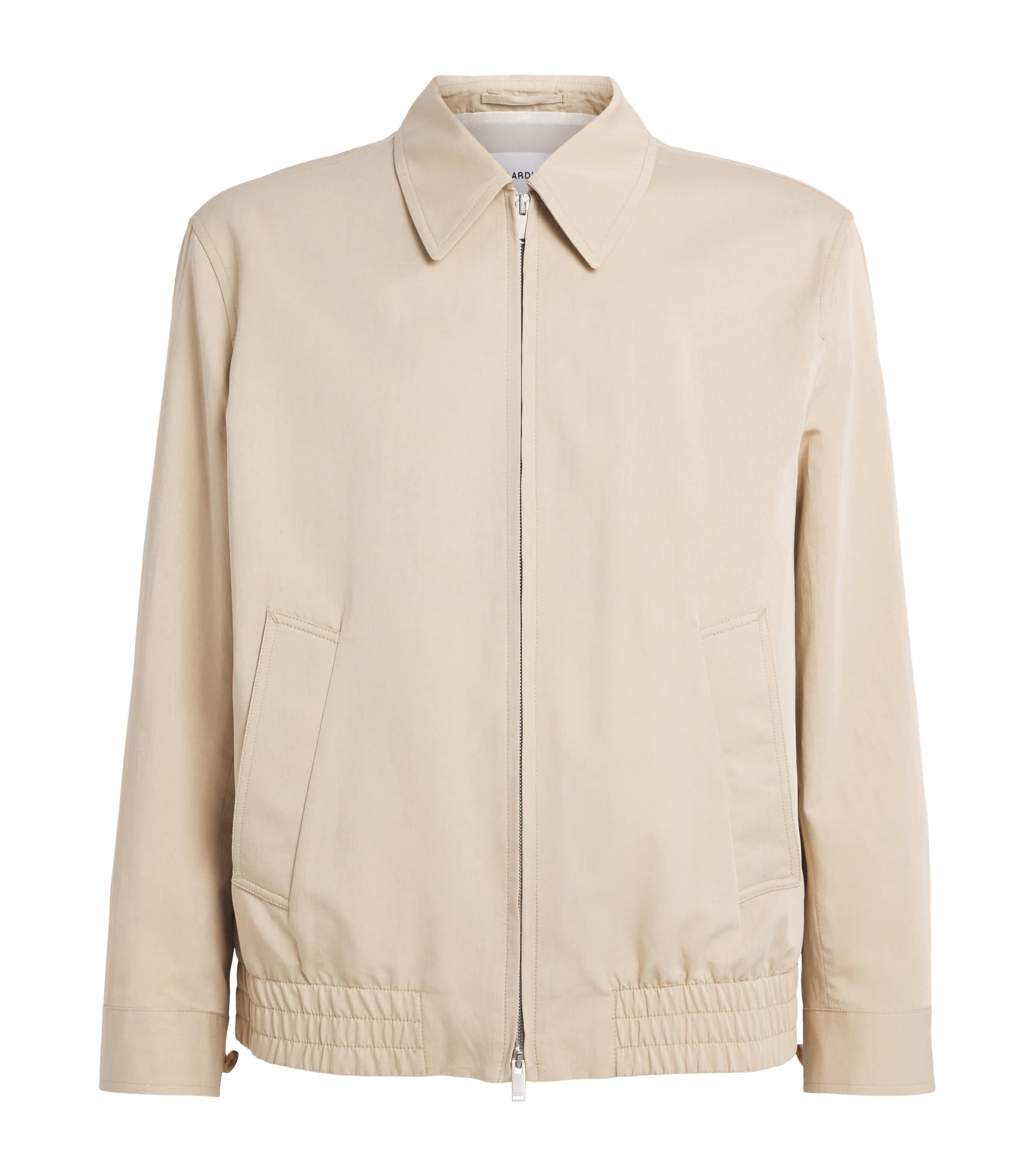 Cotton-Silk Bomber Jacket