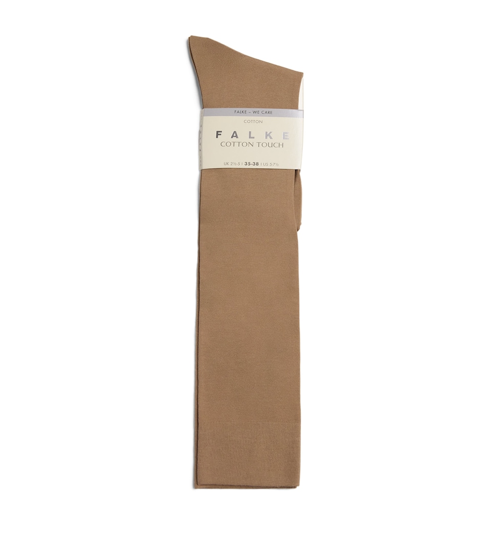 Falke Womens Cotton Touch Knee-High Socks Nude